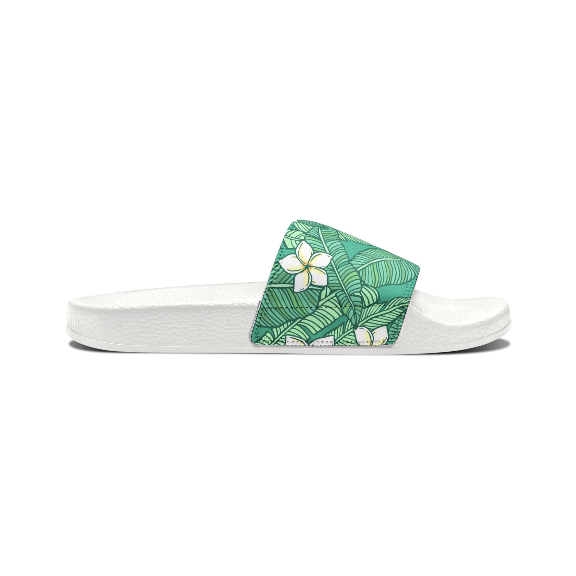 "Jasmine Palm Paradise" Women's Beach Sandals - Island Vibes For Life