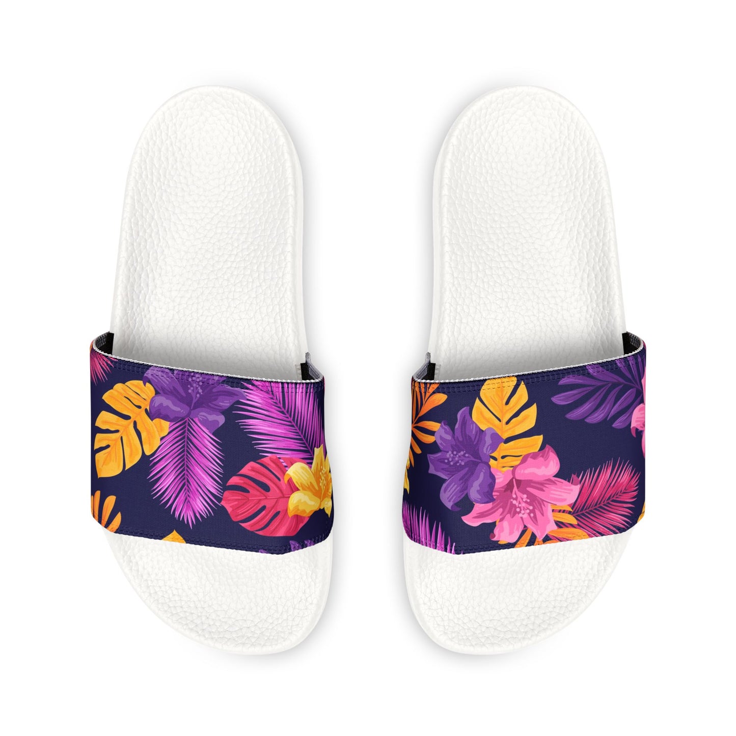 "Paradise Blooms" Men's Beach Sandals - Island Vibes For Life