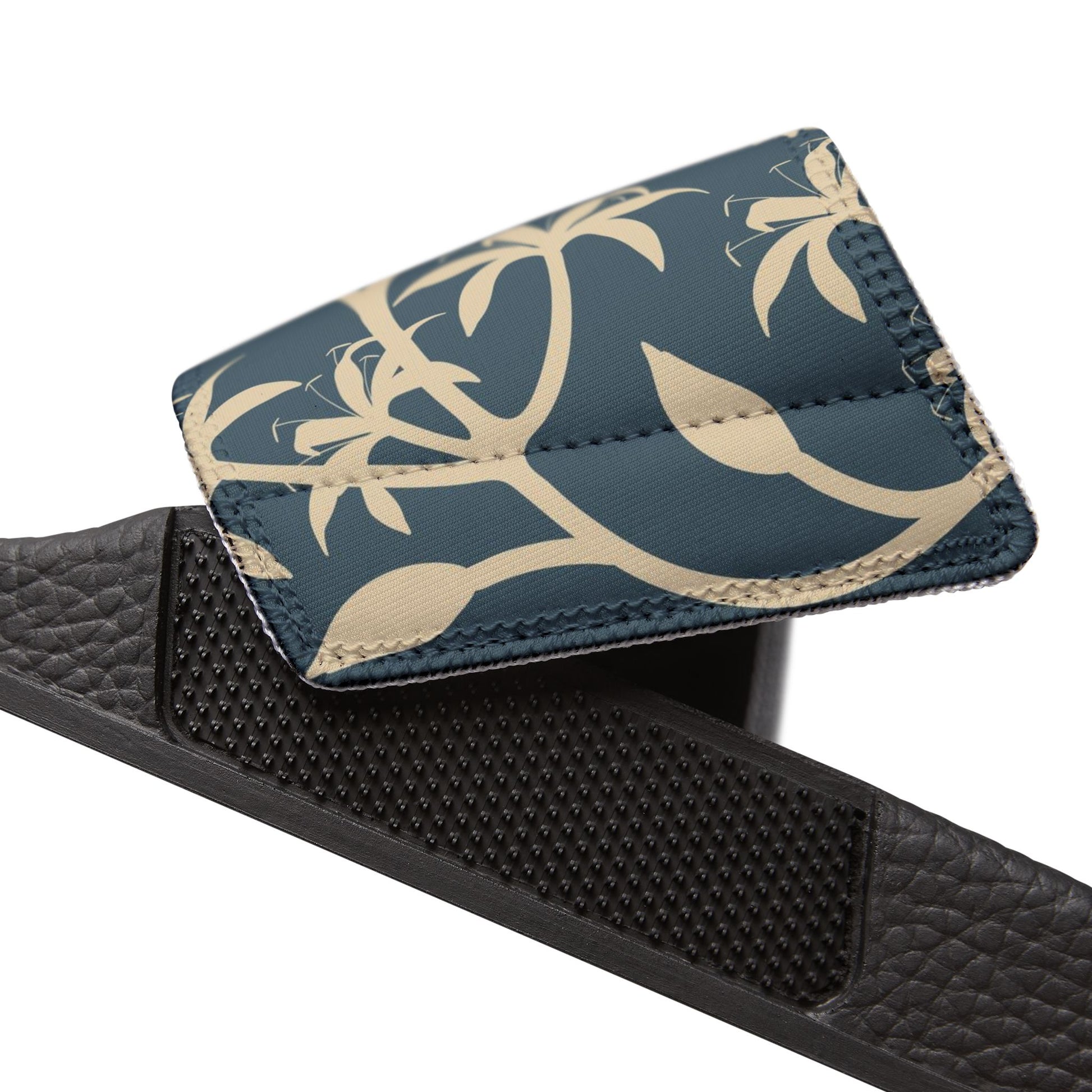 "Earthy Bluescape Oasis" Women's Beach Sandals - Island Vibes For Life