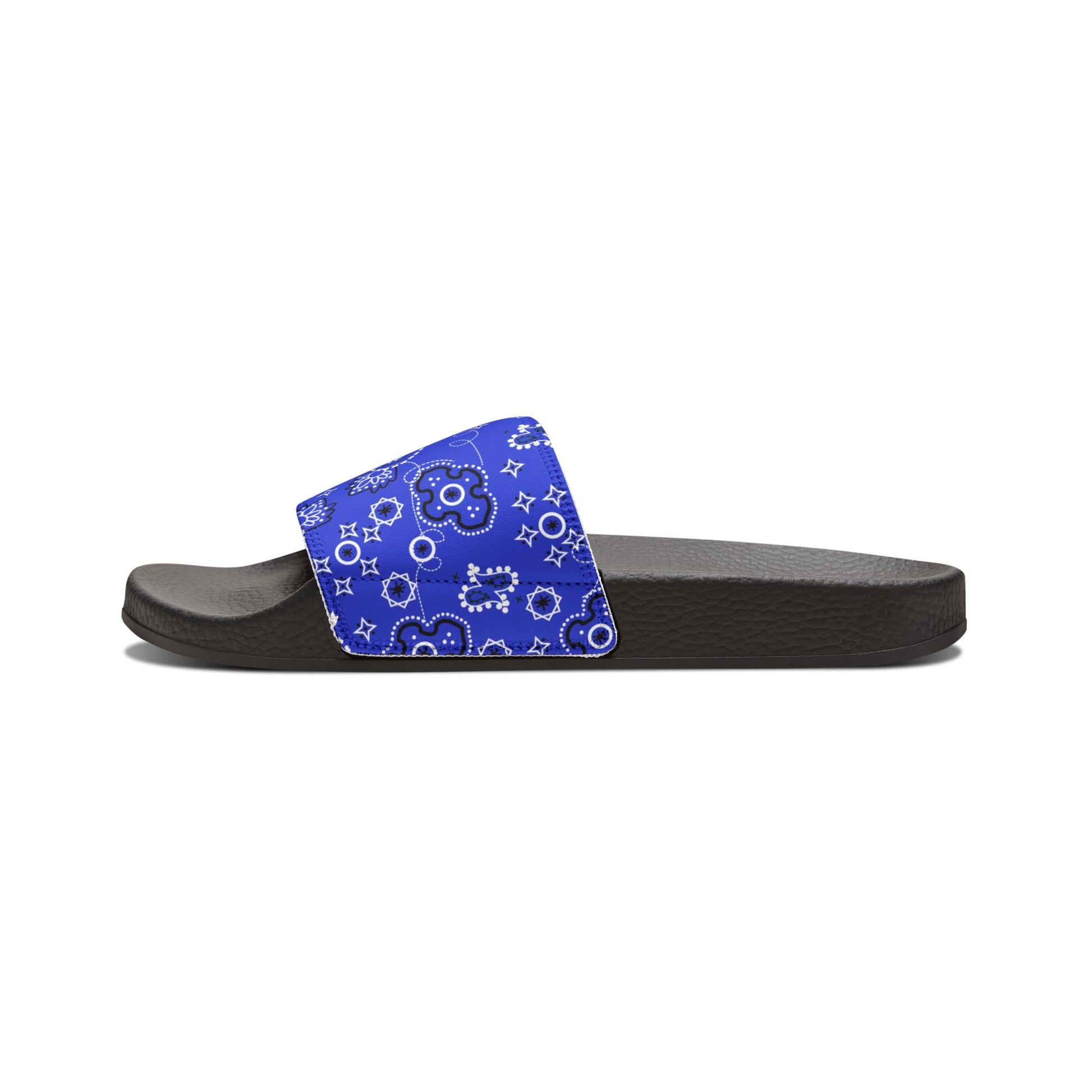 "Blue Paisley Bliss" Women's Beach Sandals - Island Vibes For Life
