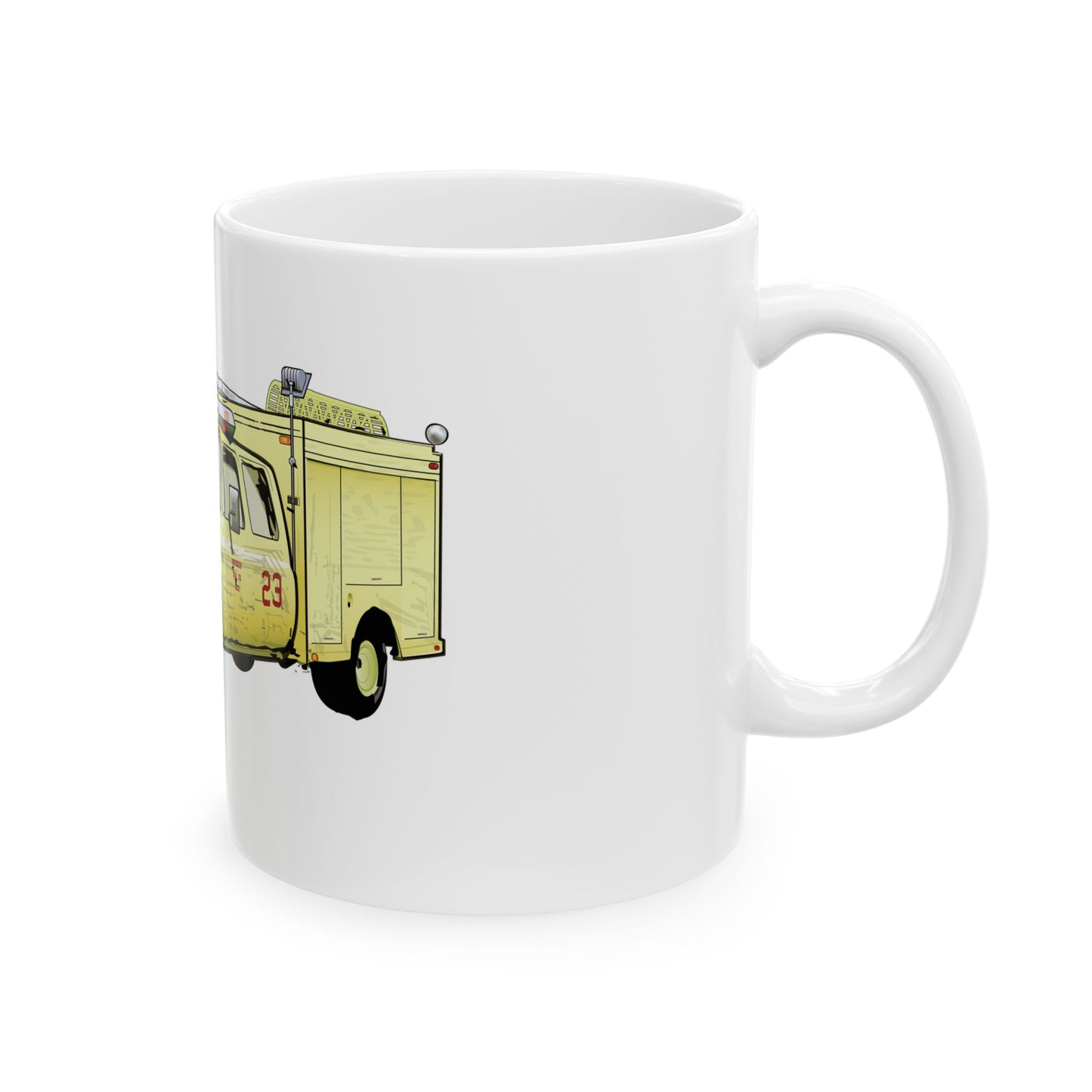 Chanute Era Crash Truck Ceramic Mug, (11oz, 15oz)