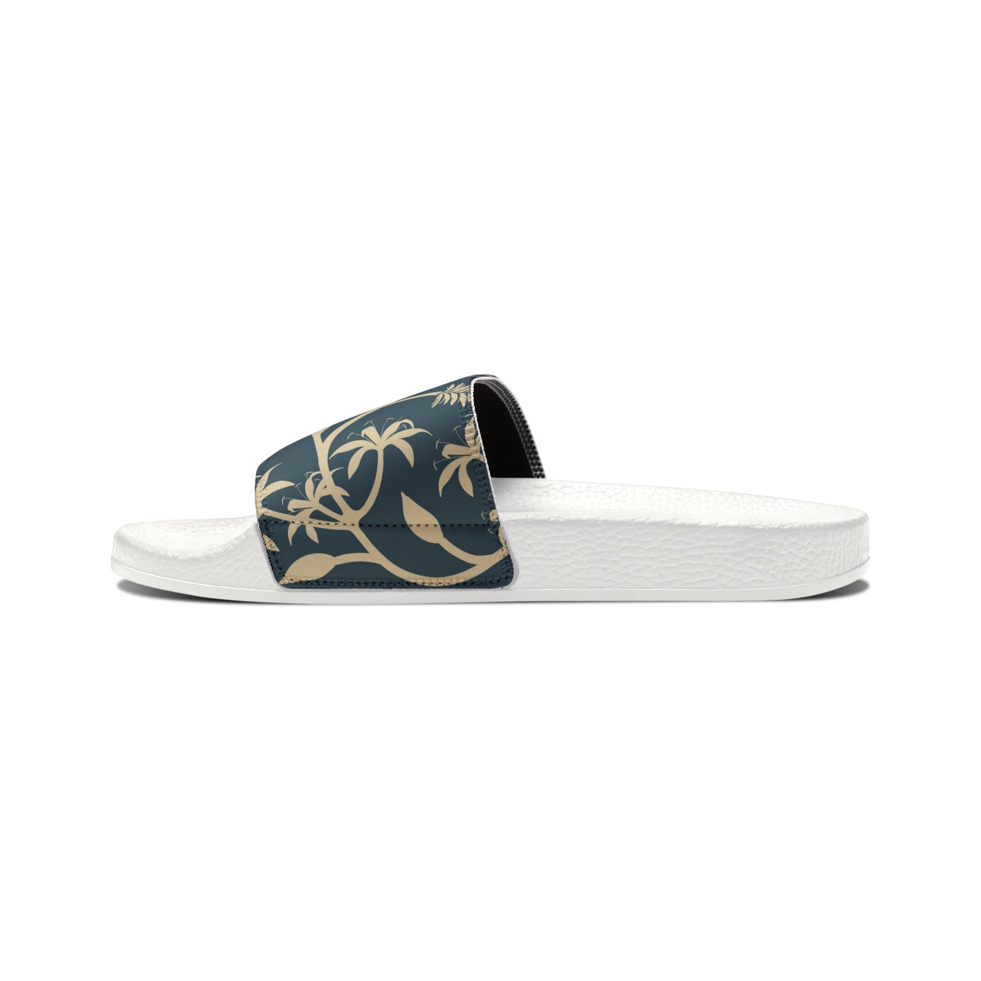 "Earthy Bluescape Oasis" Women's Beach Sandals - Island Vibes For Life