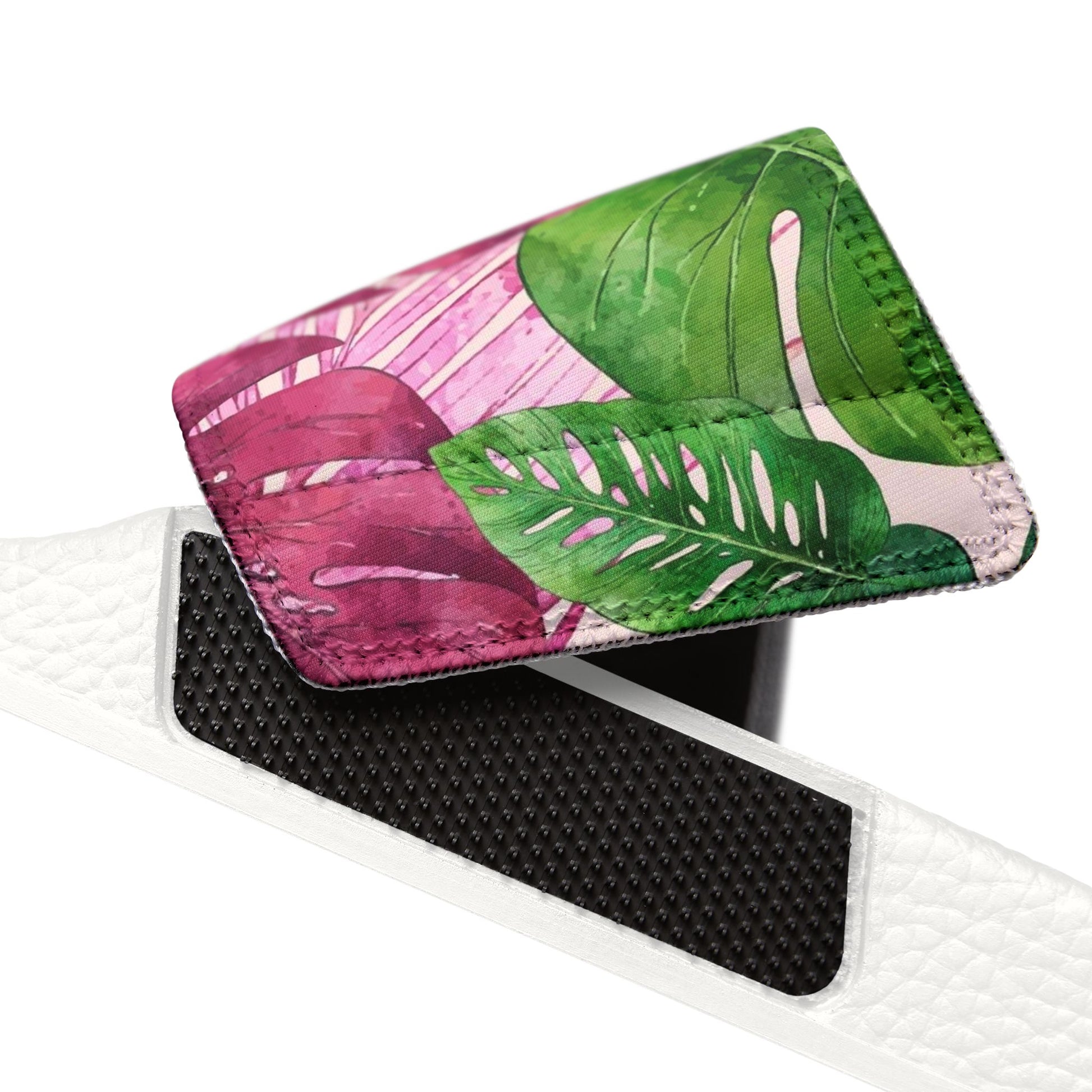 "Jungle Whispers: Coral Serenade" Women's Beach Sandals - Island Vibes For Life