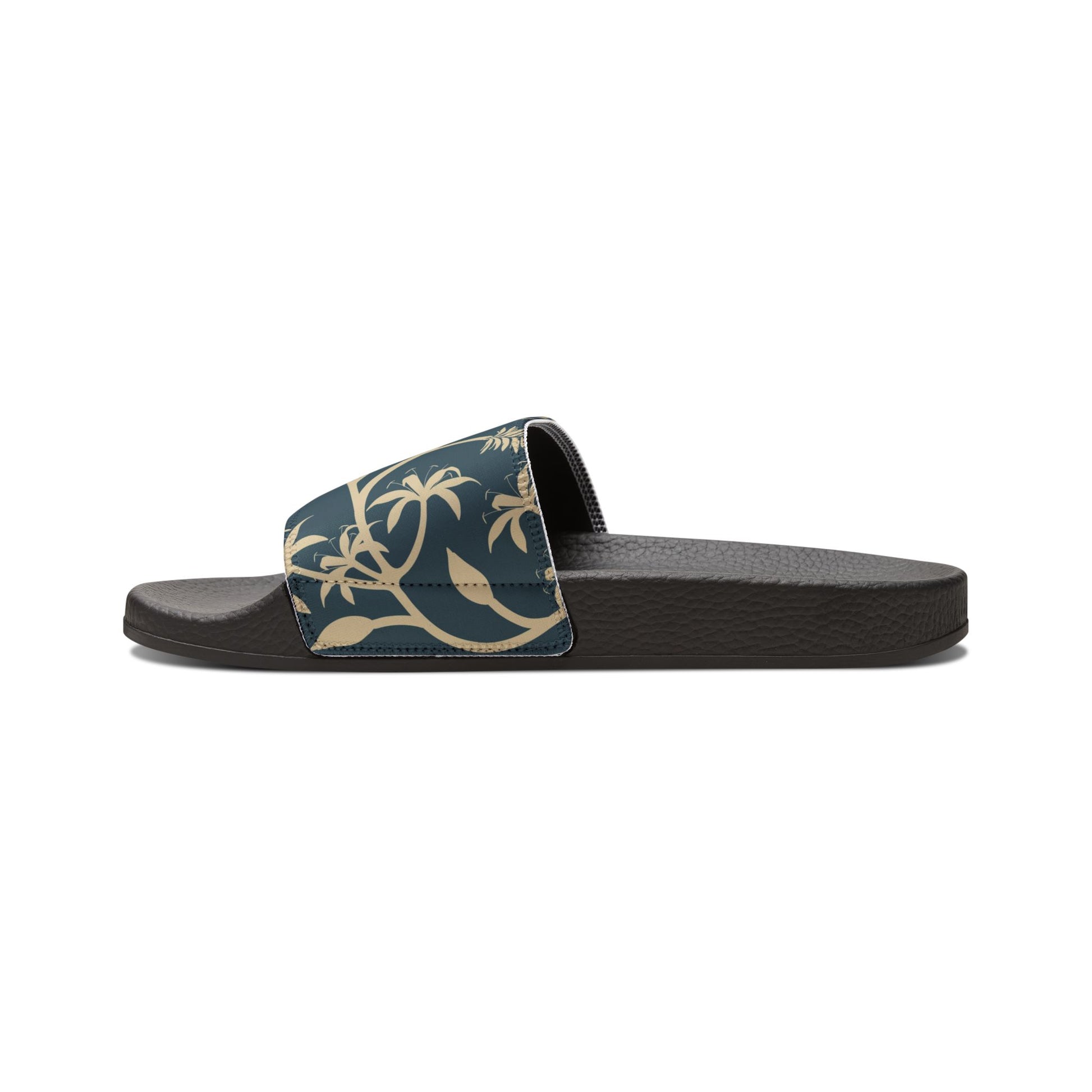"Earthy Bluescape Oasis" Women's Beach Sandals - Island Vibes For Life