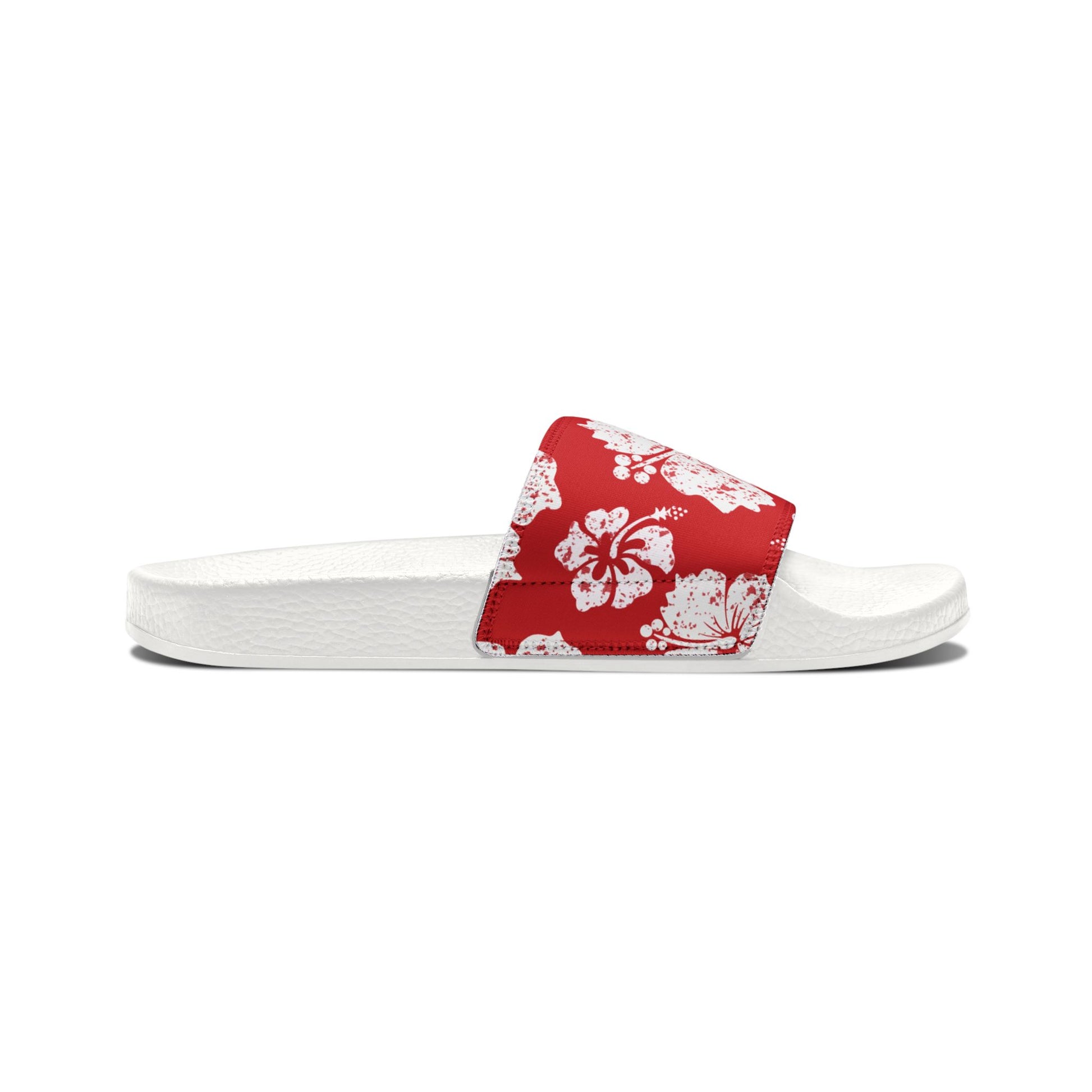 "Hibiscus Hues" Men's Beach Sandals - Island Vibes For Life