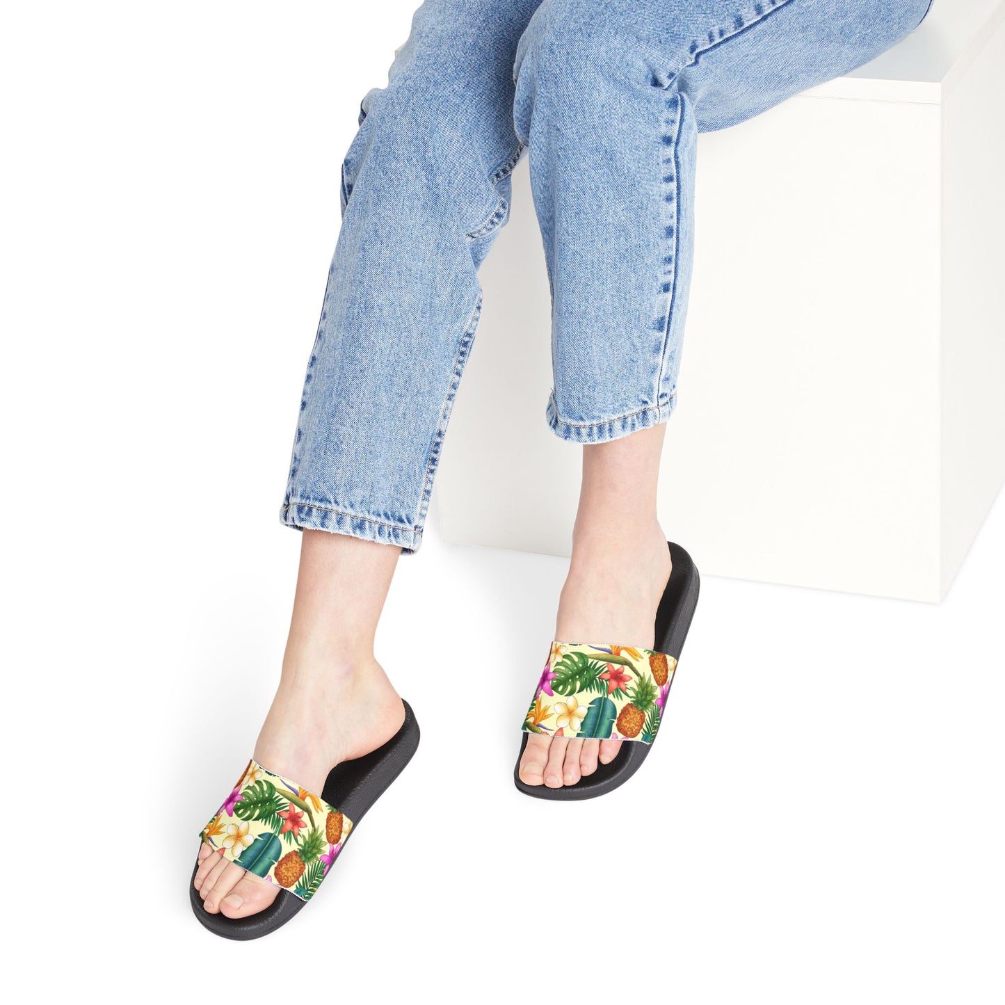 "Pineapple Infused" Women's Beach Sandals - Island Vibes For Life
