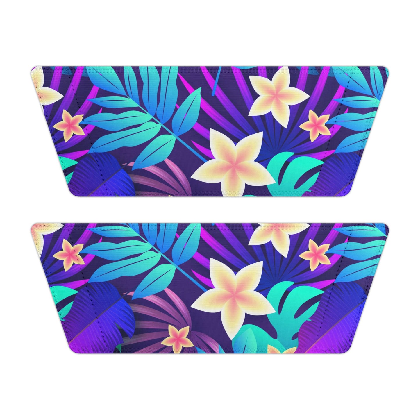 "Purple Paradise Blooms" Women's Beach Sandals - Island Vibes For Life