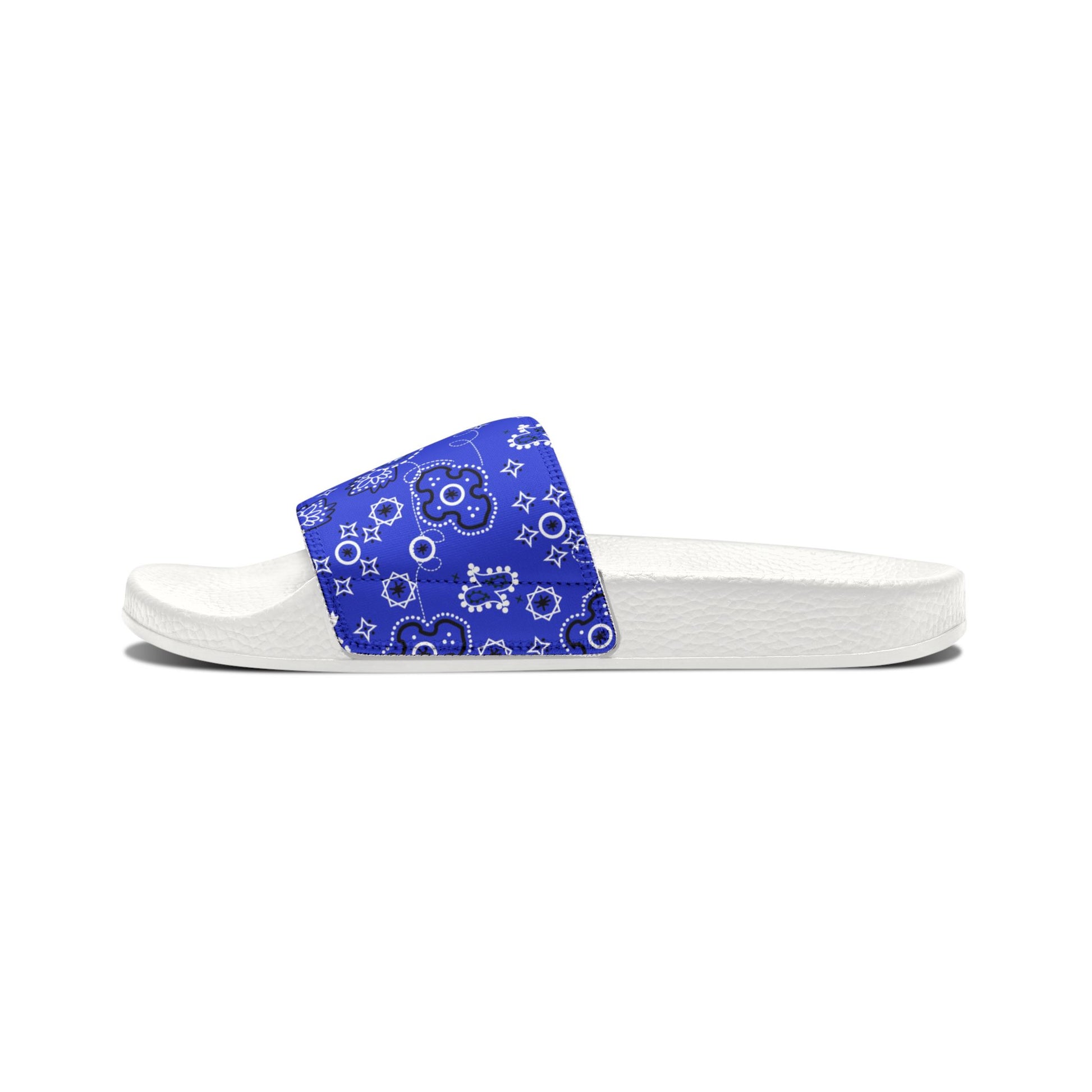 "Blue Paisley Bliss" Women's Beach Sandals - Island Vibes For Life