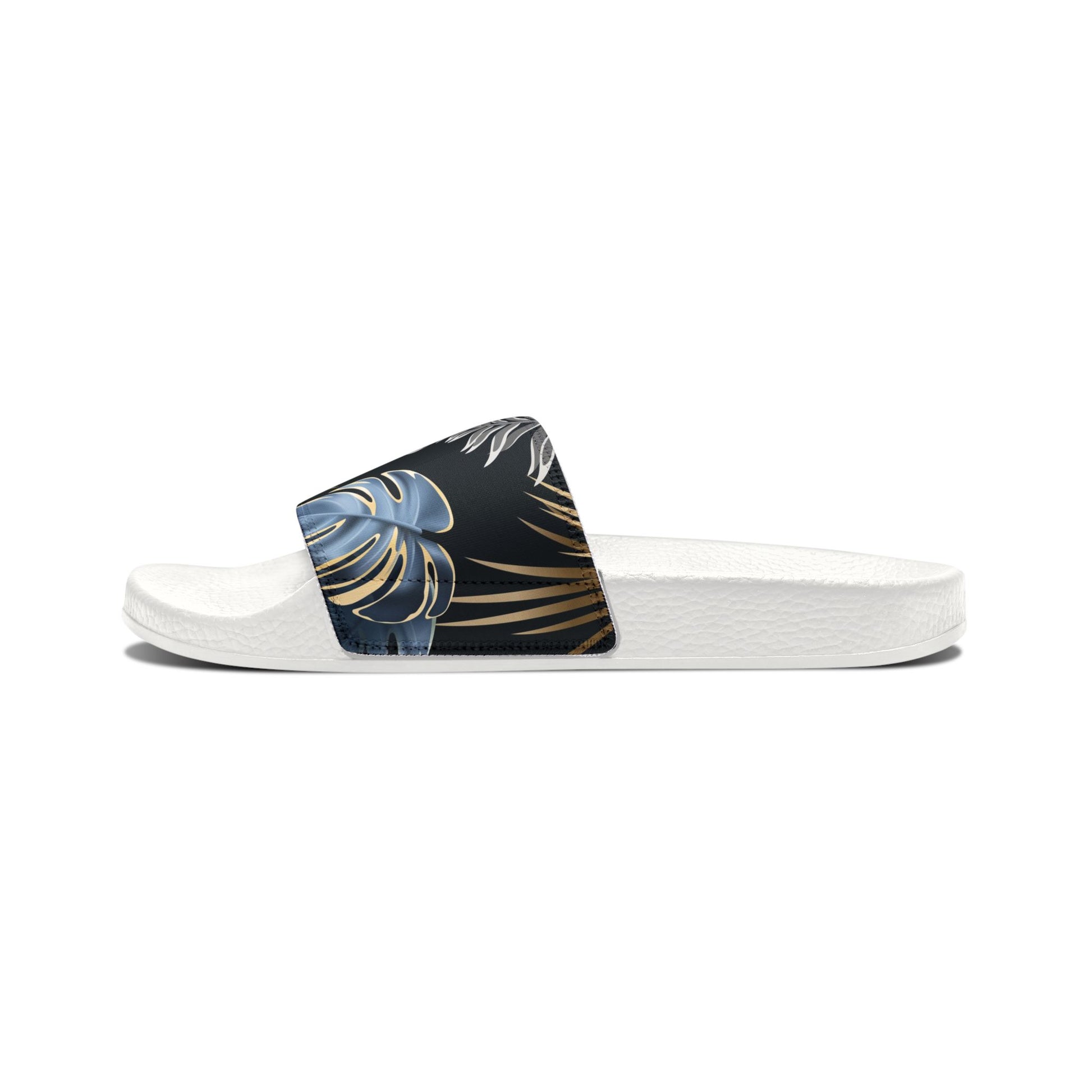 "Paradise Palms at Midnight" Men's Beach Sandals - Island Vibes For Life