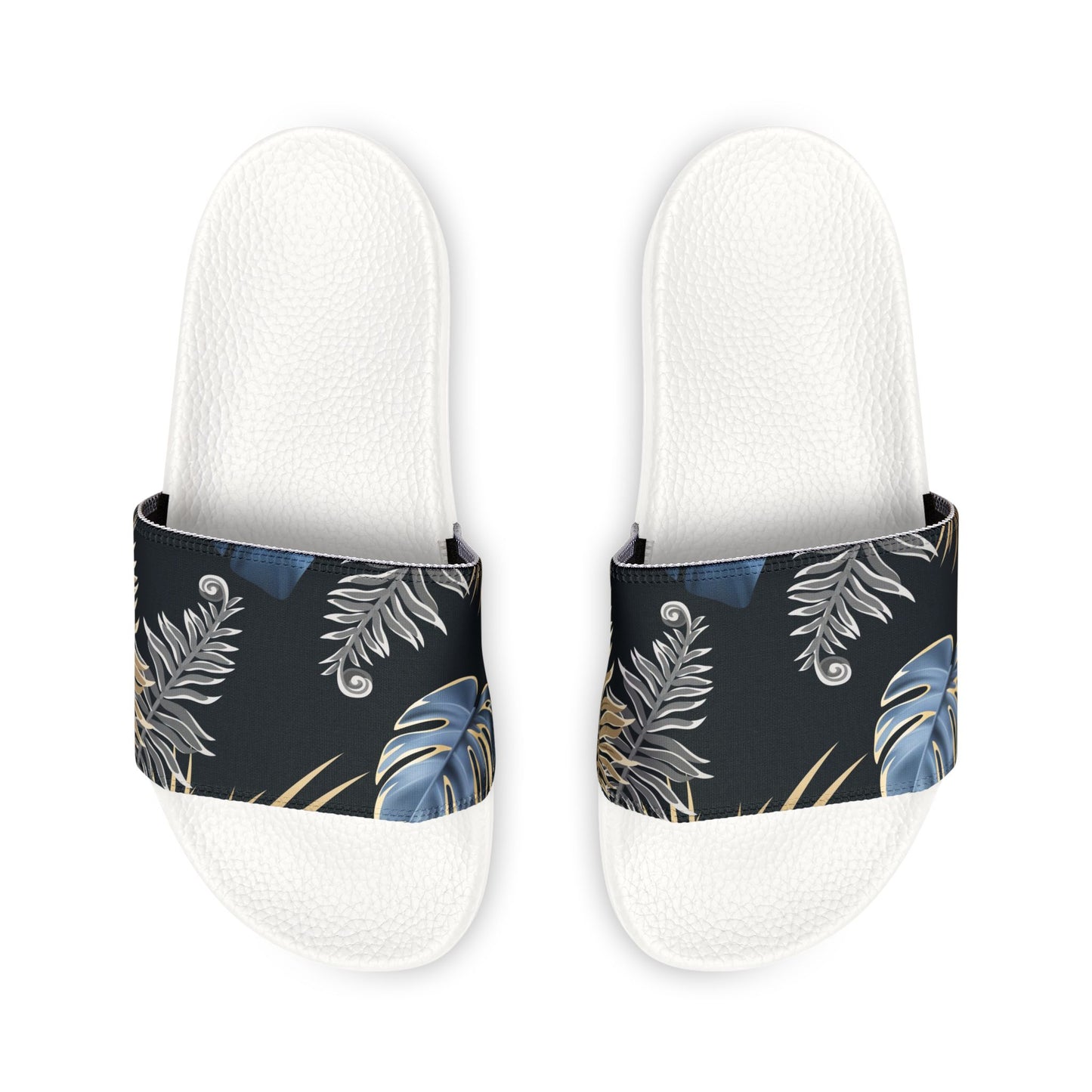 "Paradise Palms at Midnight" Men's Beach Sandals - Island Vibes For Life