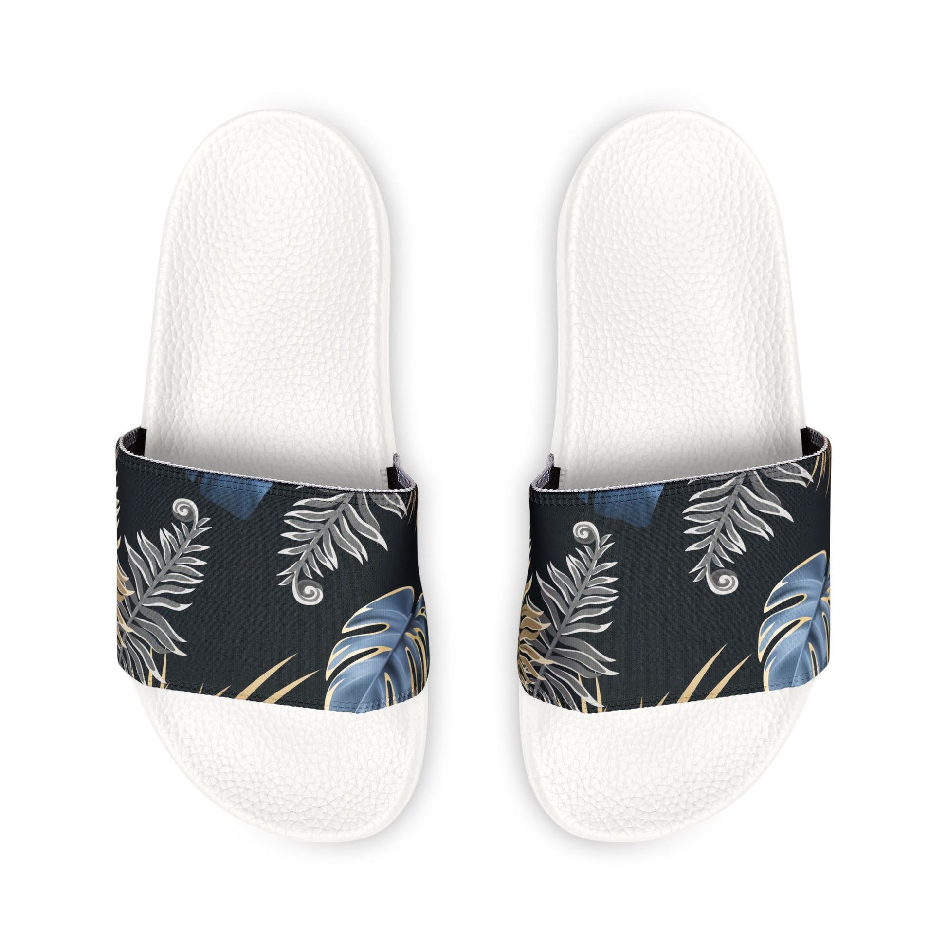 "Paradise Palms at Midnight" Men's Beach Sandals - Island Vibes For Life