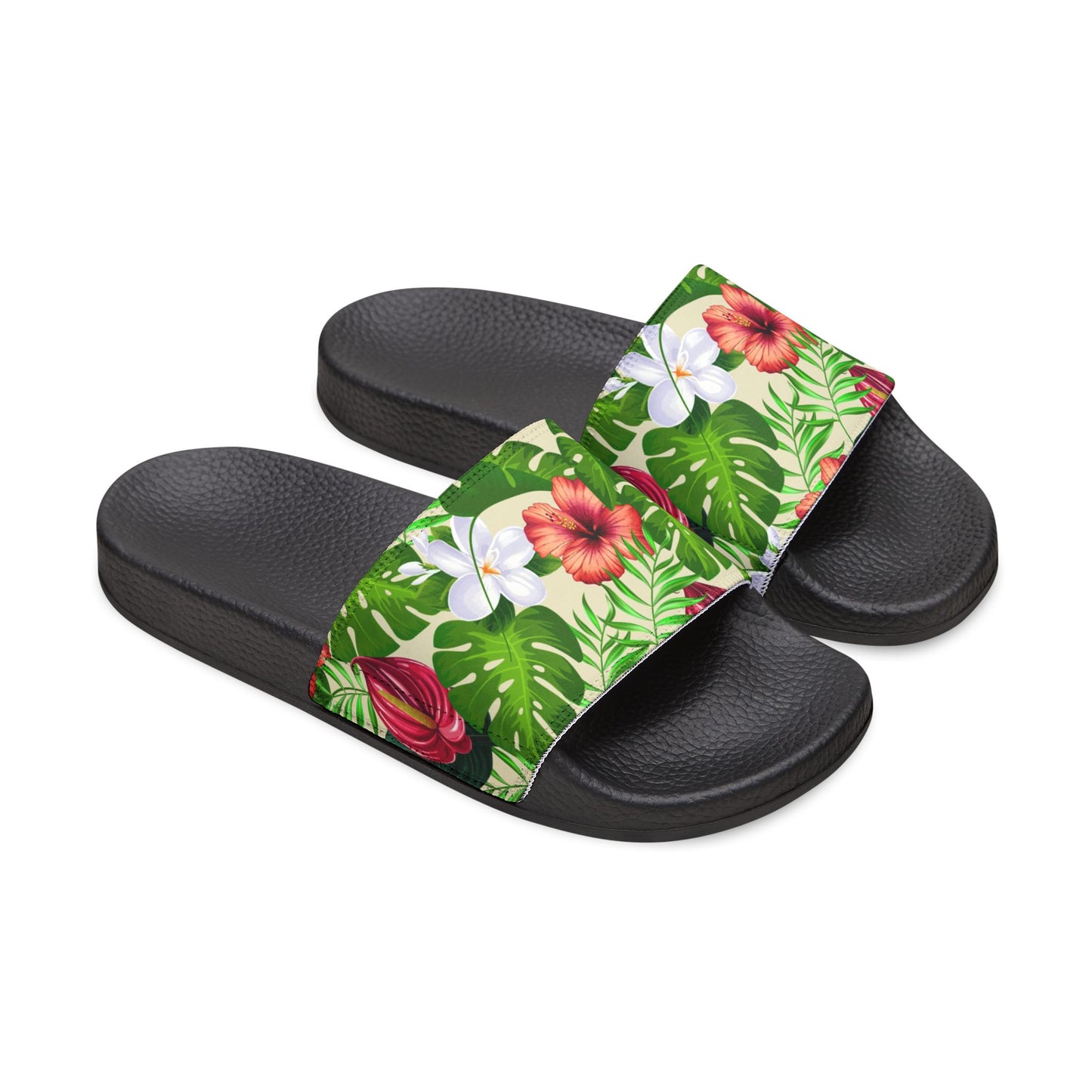 "Jungle Odyssey Hues: Beach Vibes" Men's Beach Sandals - Island Vibes For Life