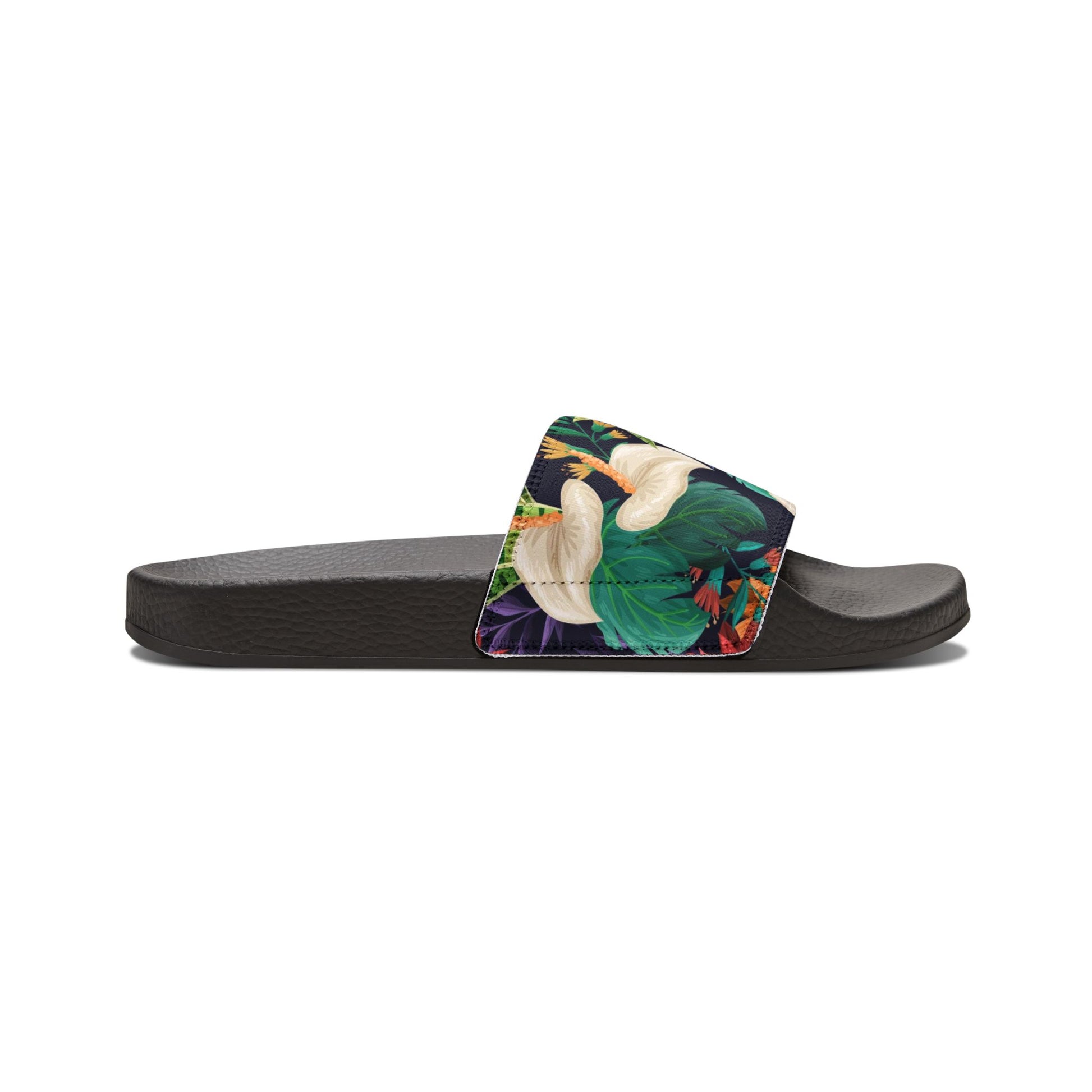 "Nocturnal Blooms" Women's Beach Sandals - Island Vibes For Life