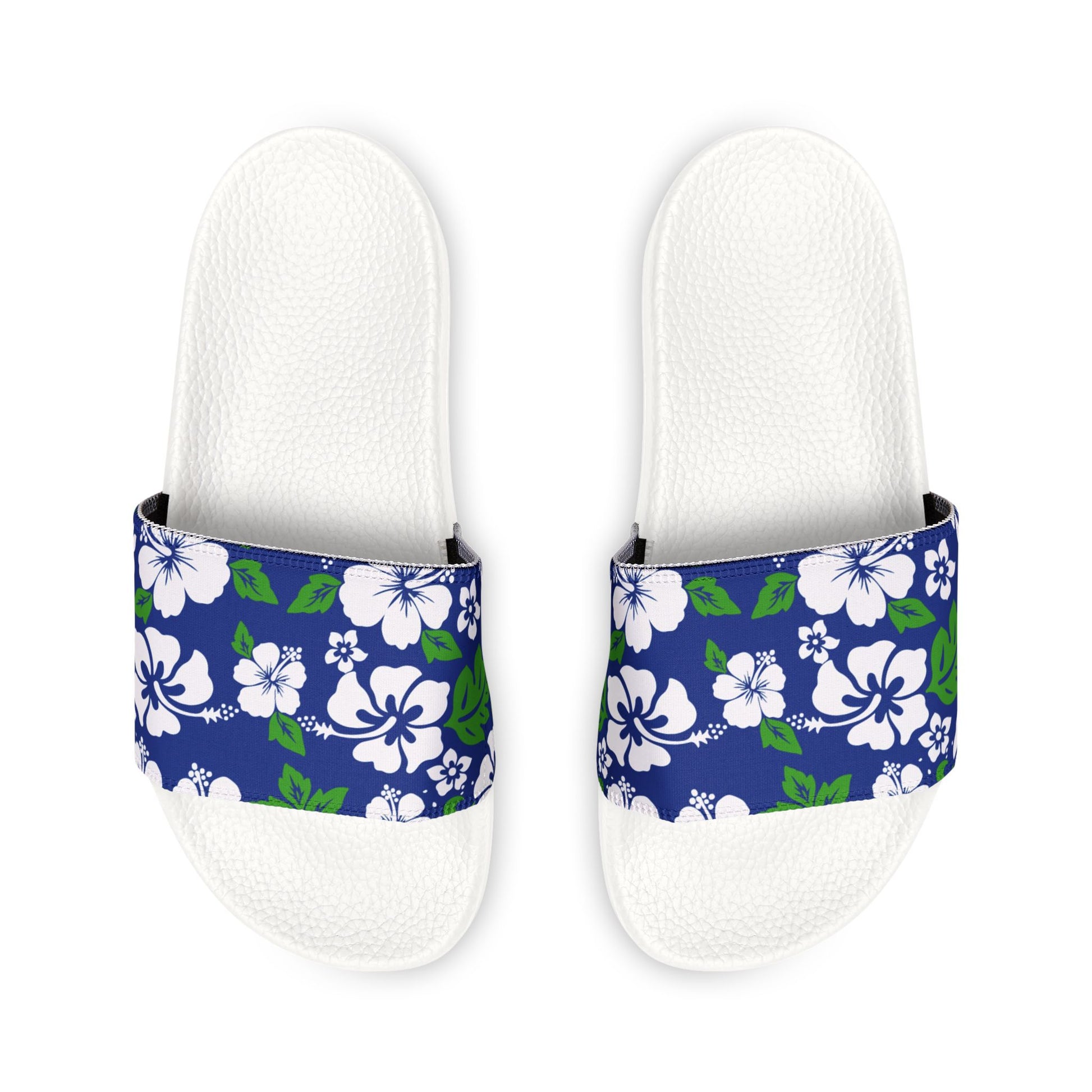 "Aloha Spirit Blooms" Men's Beach Sandals - Island Vibes For Life