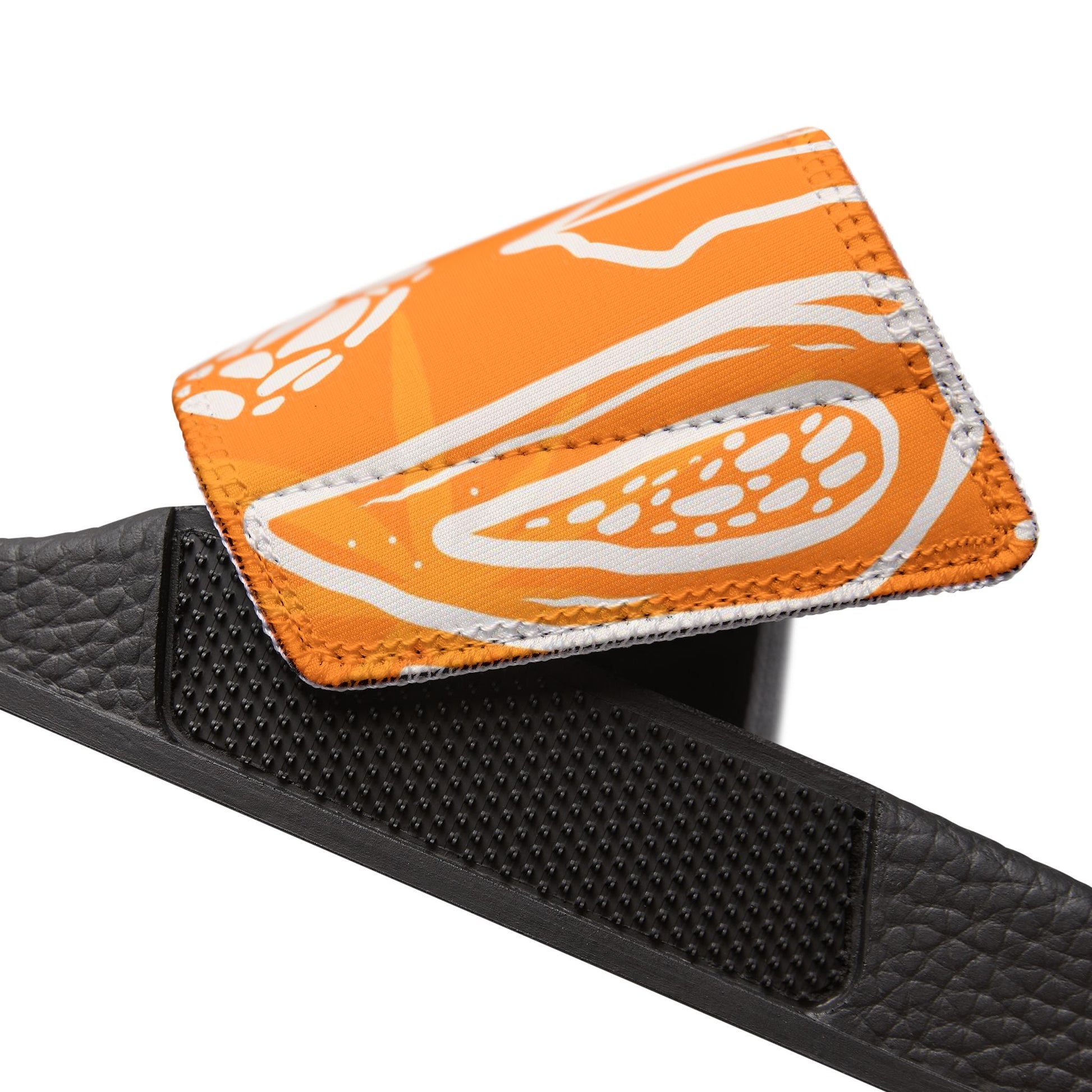 "Orange Pineapple Papaya Fusion" Women's Beach Sandals - Island Vibes For Life