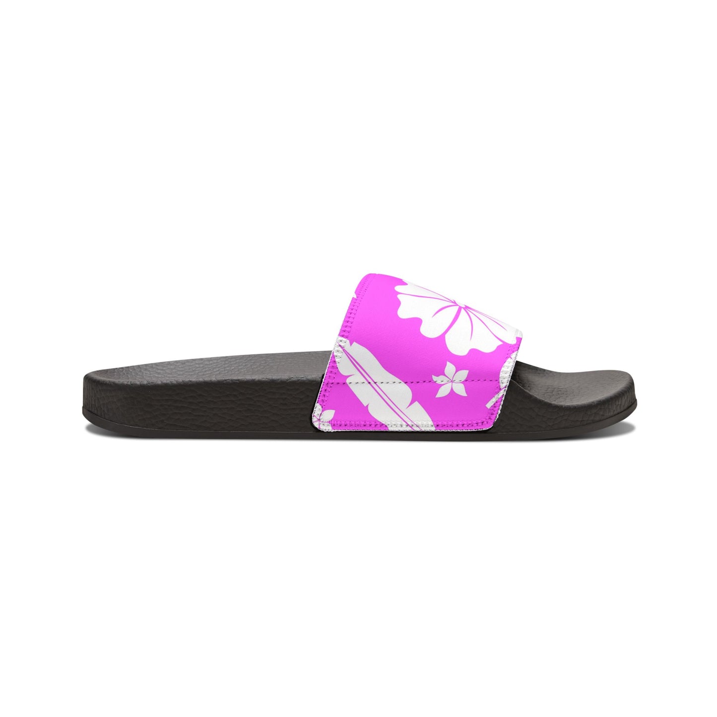 "White Hibiscus Escape" Women's Beach Sandals - Island Vibes For Life