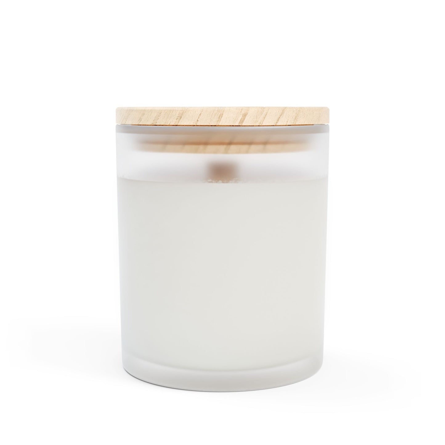 Beachfront Bliss Frosted Glass Candle - 11oz - Perfect for Relaxation and Home Decor