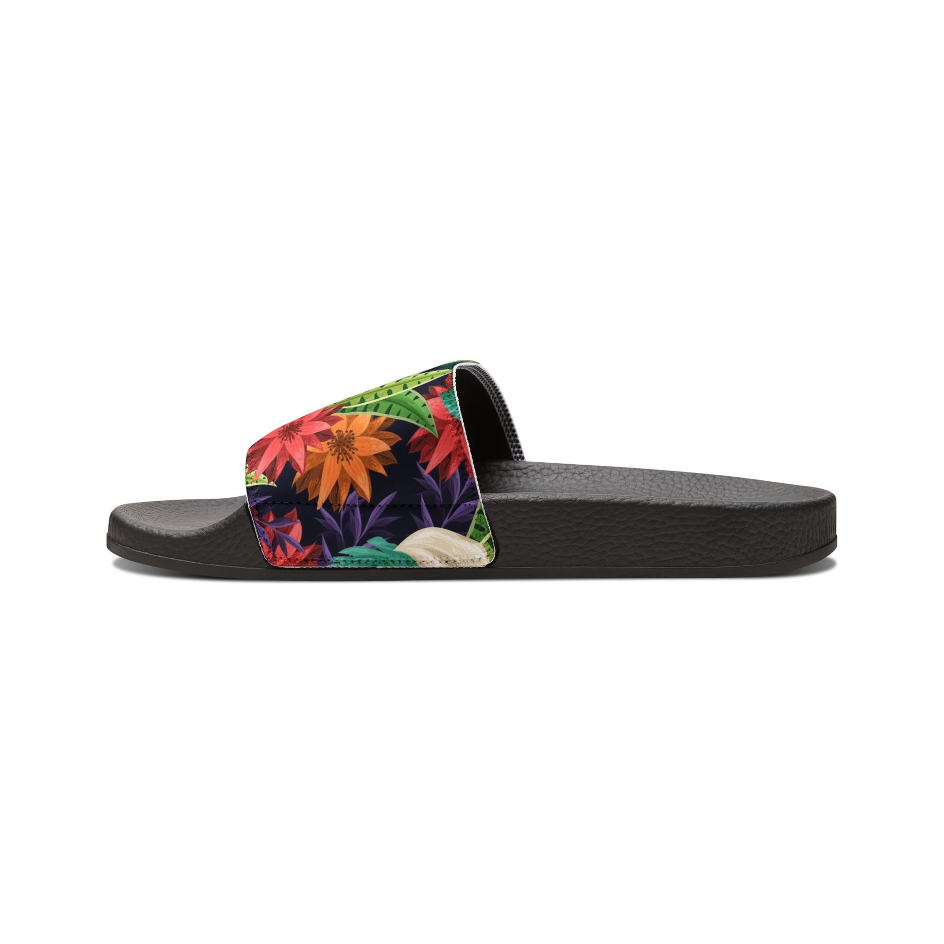"Nocturnal Blooms" Women's Beach Sandals - Island Vibes For Life