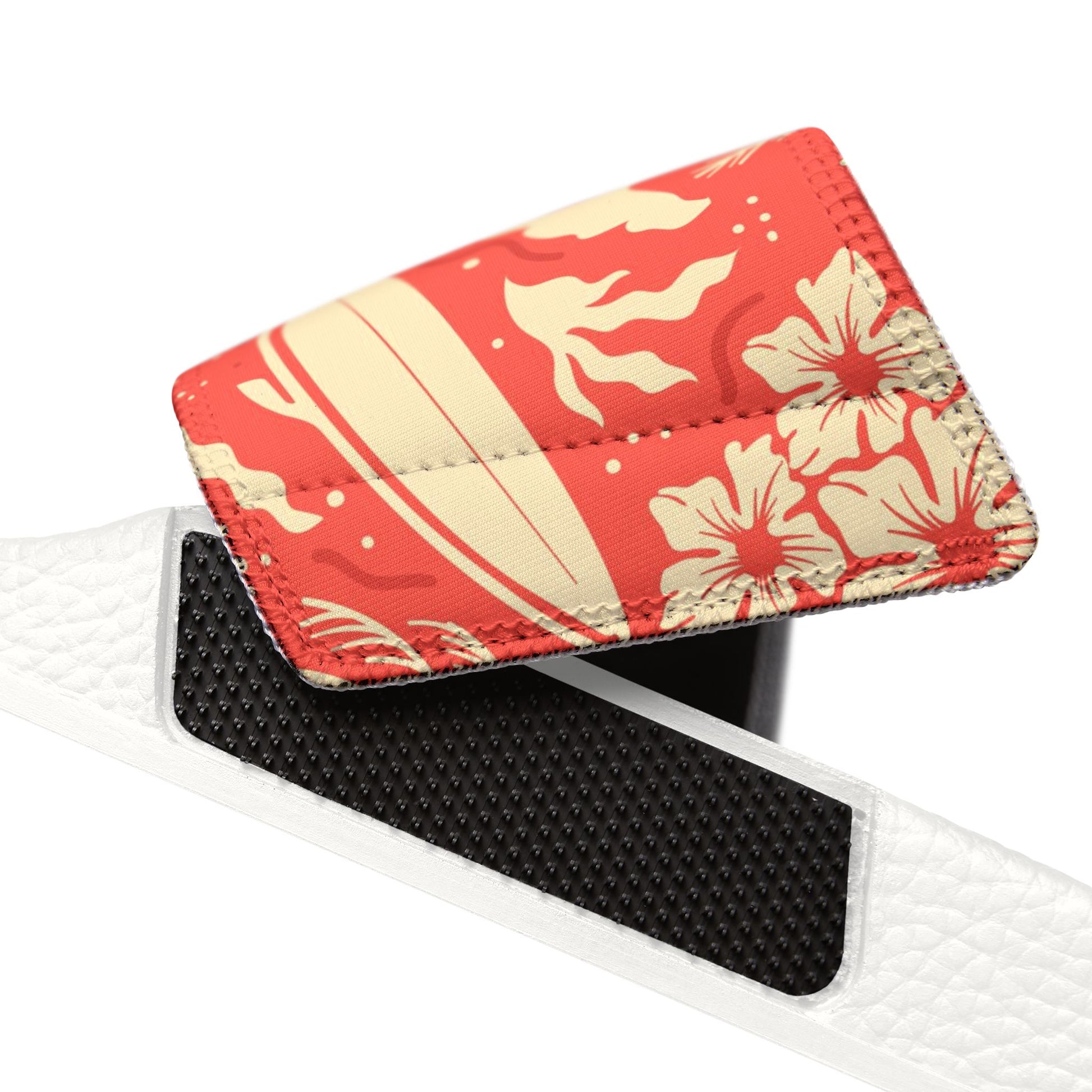 "Tropical Radiance in Red" Women's Beach Sandals - Island Vibes For Life