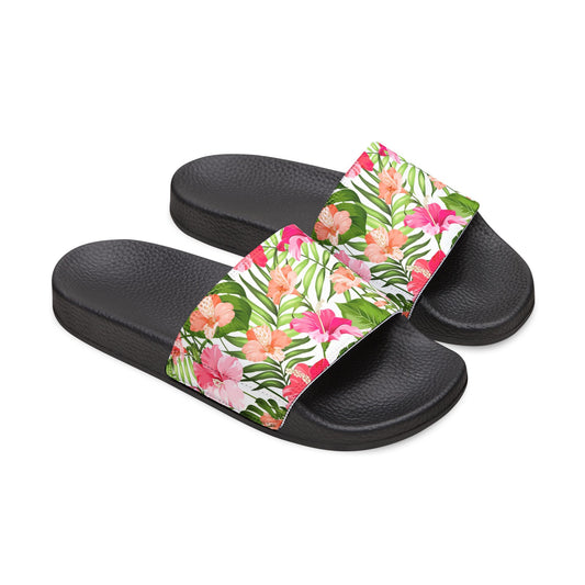 "Blooming Hibiscus" Women's Beach Sandals - Island Vibes For Life