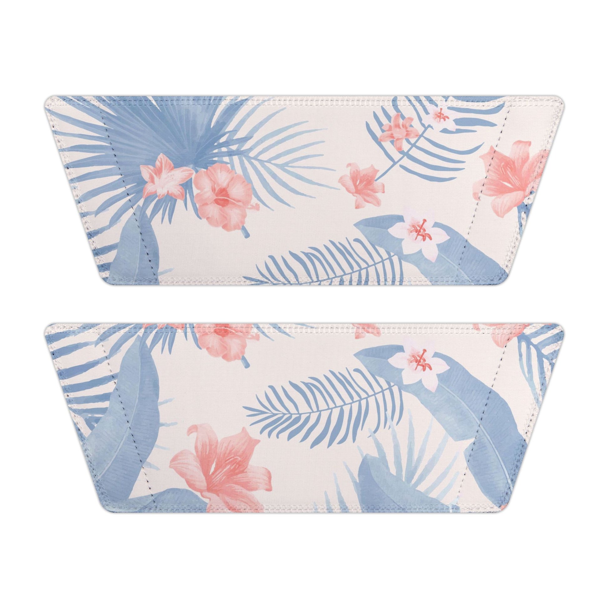 "Tropical Bliss: Coral Hibiscus Dreams" Men's Beach Sandals - Island Vibes For Life