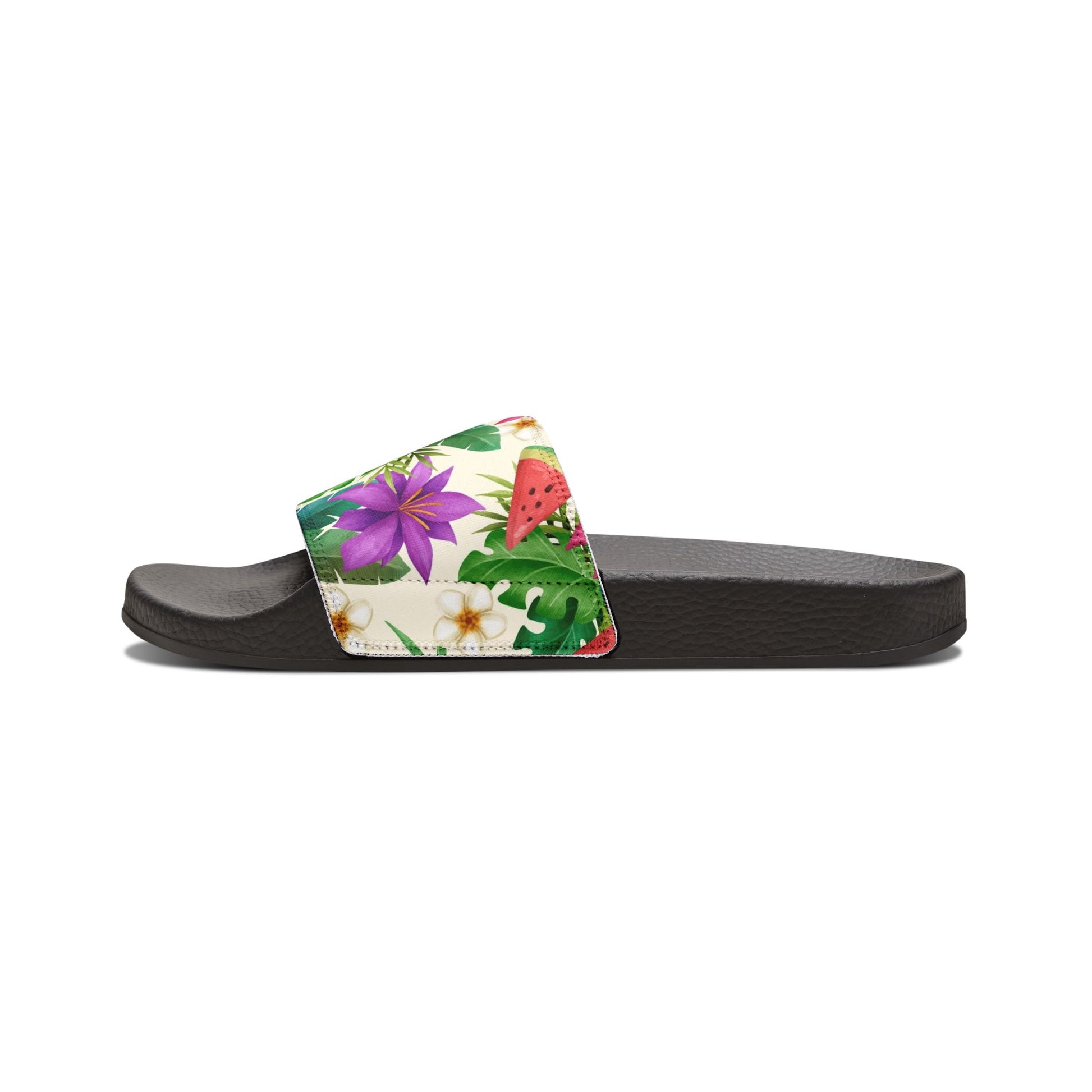 "Exotic Fruit Blossom" Men's Beach Sandals - Island Vibes For Life
