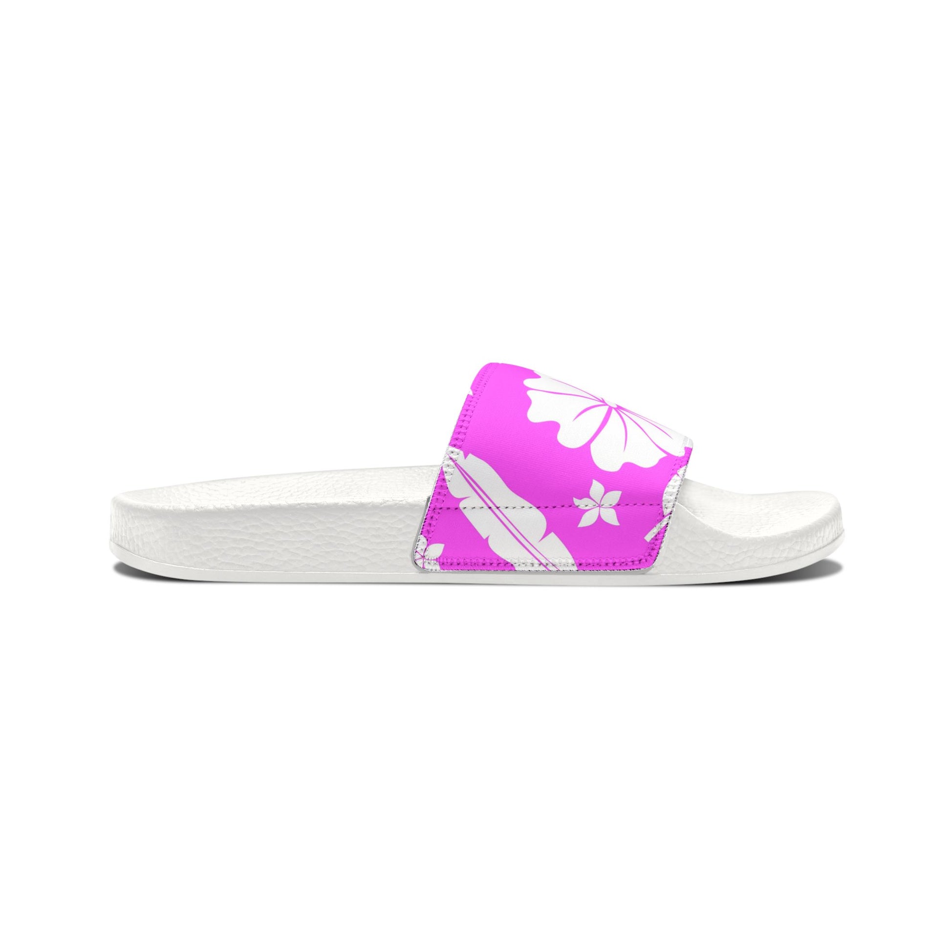 "White Hibiscus Escape" Women's Beach Sandals - Island Vibes For Life