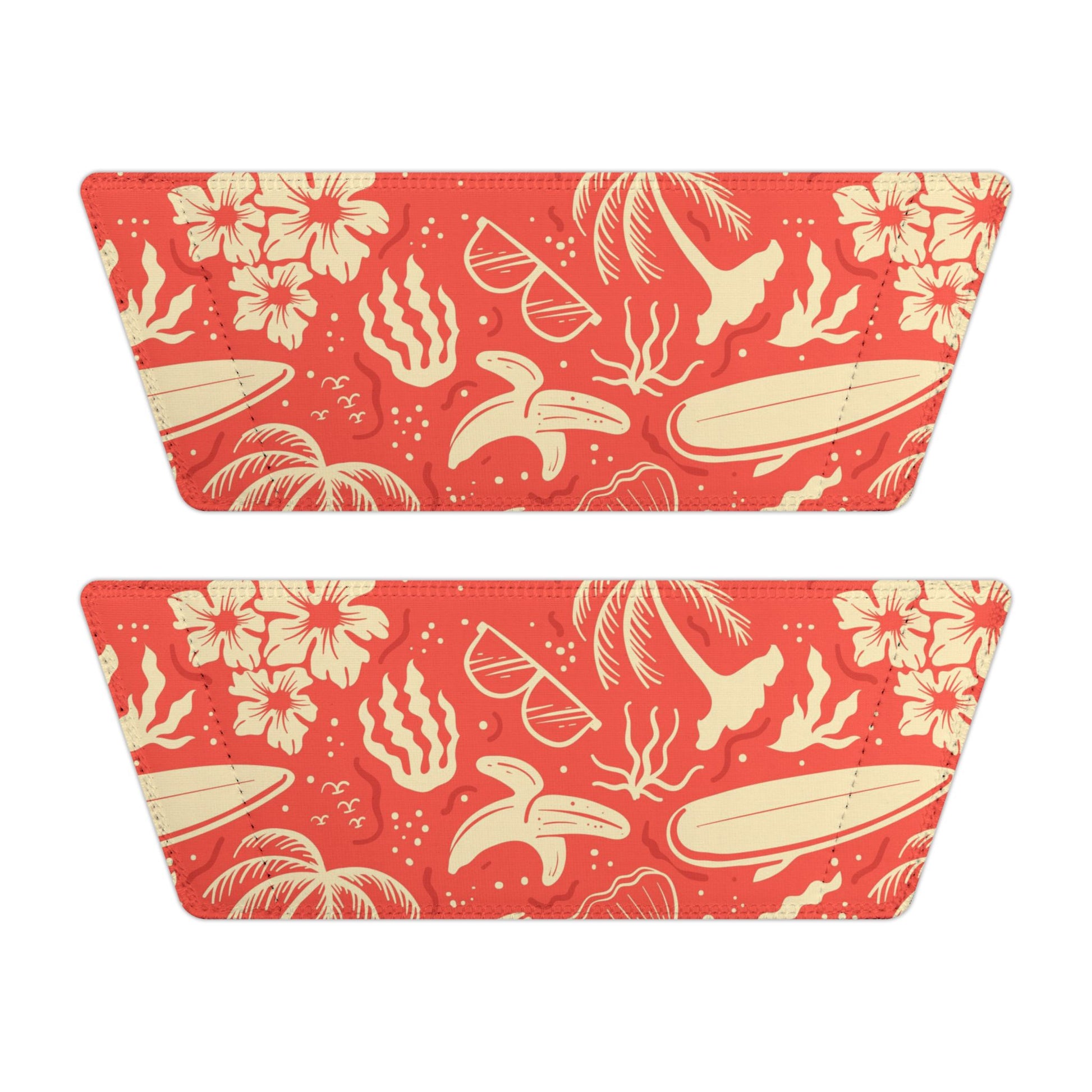 "Tropical Radiance in Red" Women's Beach Sandals - Island Vibes For Life