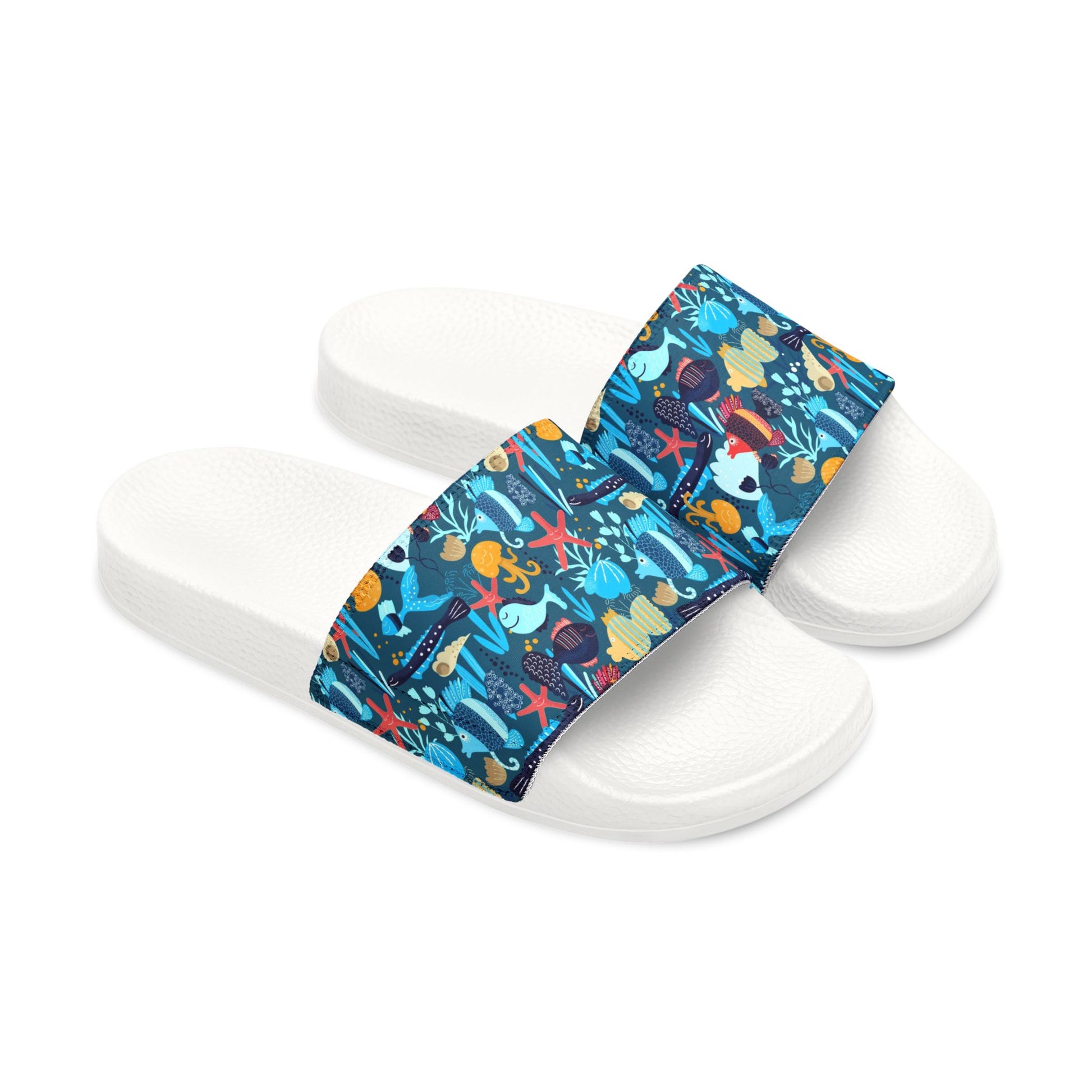 "Aqua Wonderland" Men's Beach Sandals - Island Vibes For Life