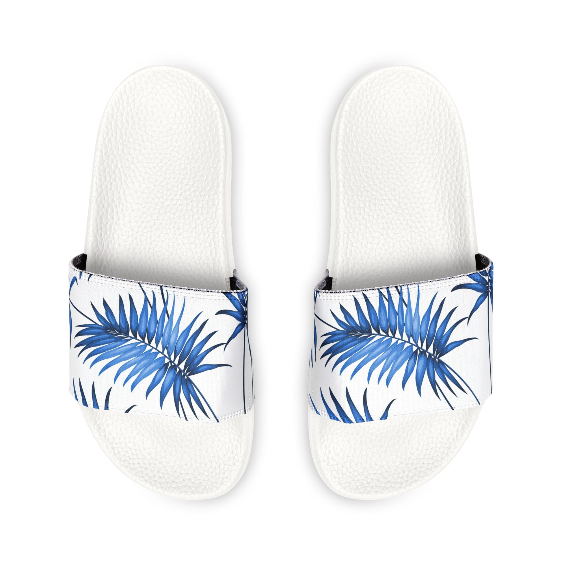 "Sapphire Palm Serenity" Men's Beach Sandals - Island Vibes For Life