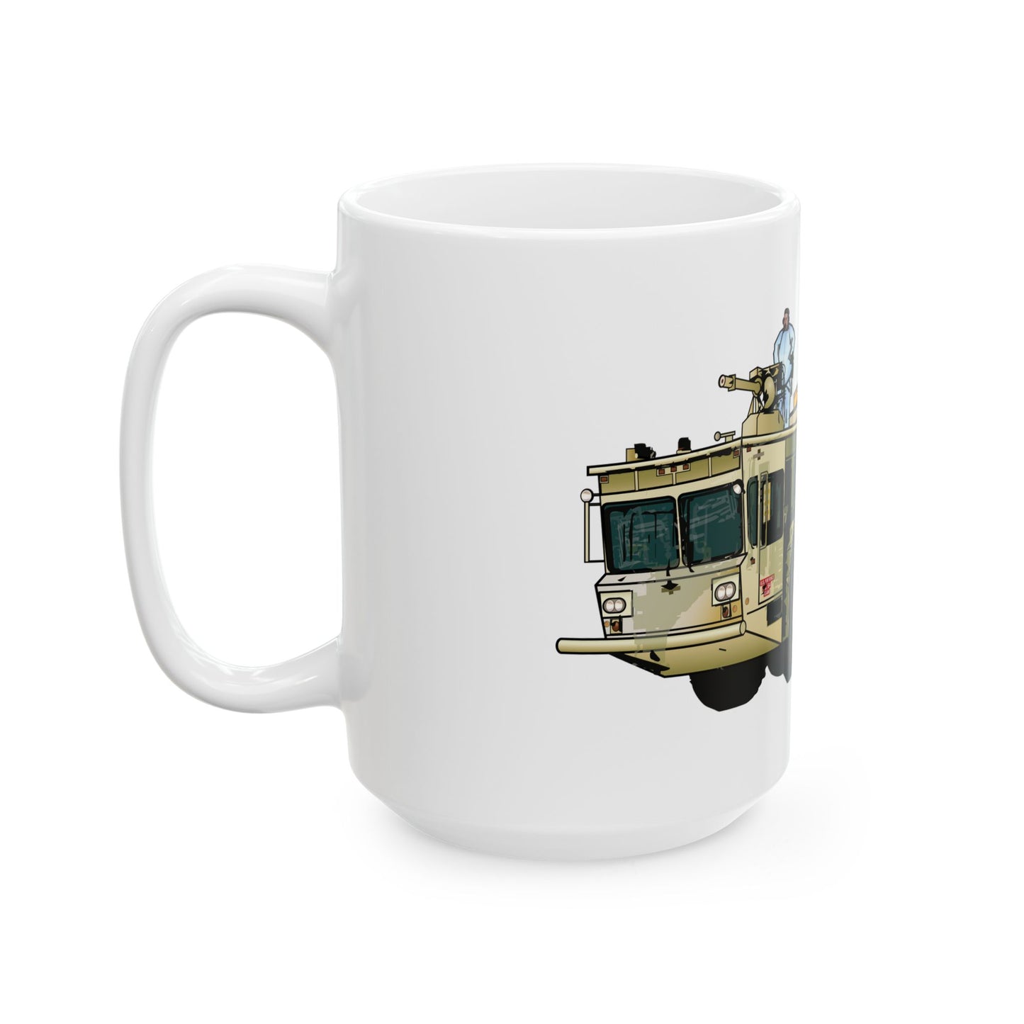 Chanute Era Crash Truck 2 Ceramic Mug, (11oz, 15oz)