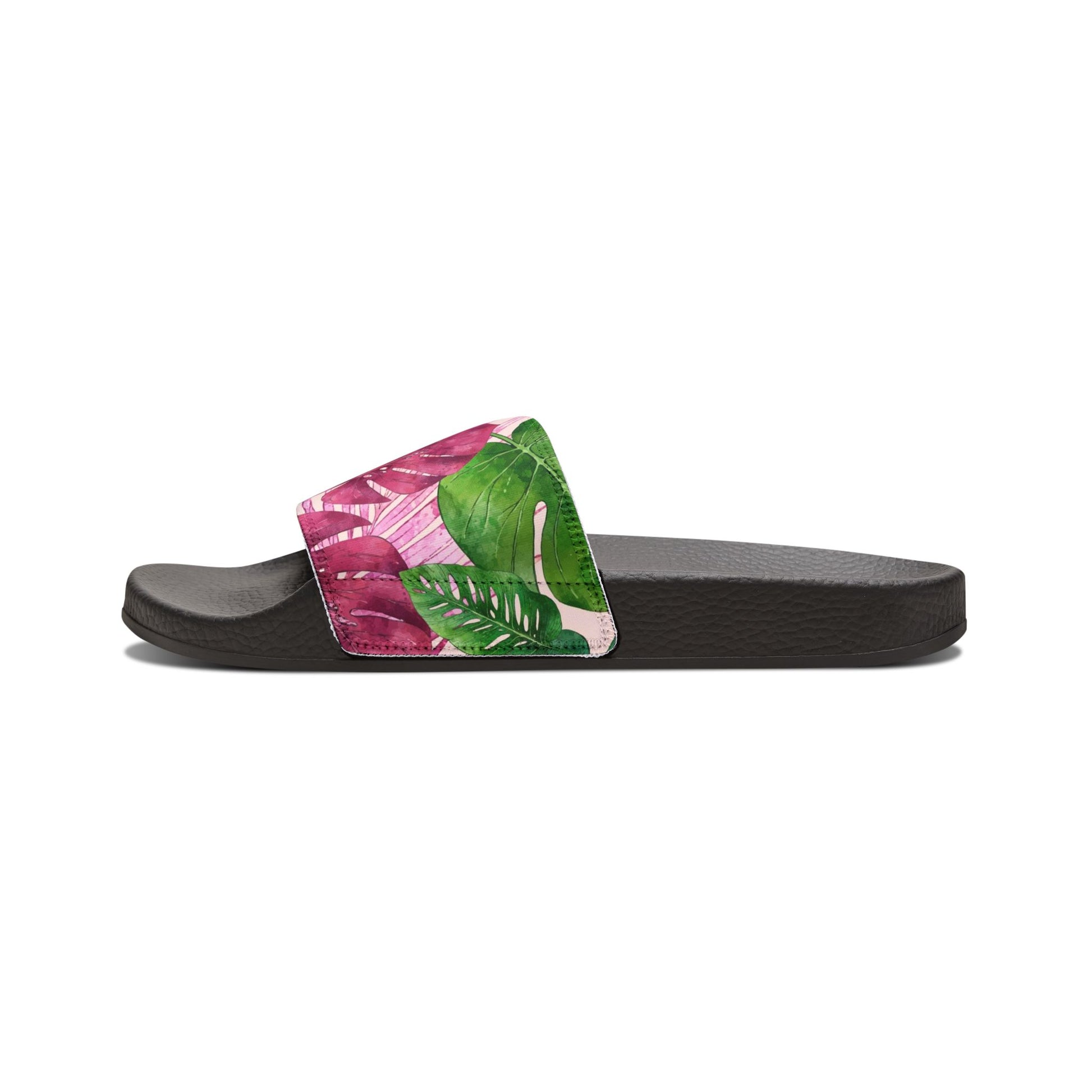 "Jungle Whispers: Coral Serenade" Women's Beach Sandals - Island Vibes For Life