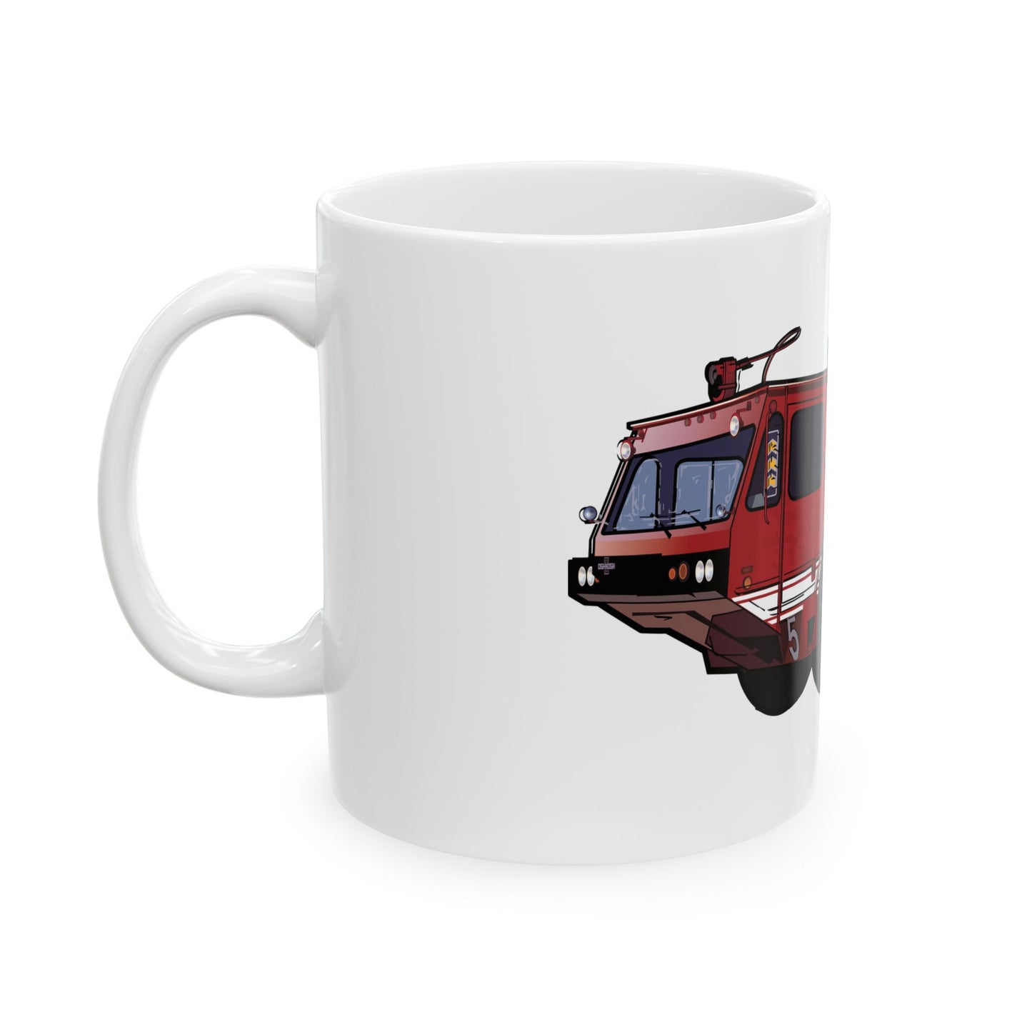 Chanute Era Crash Truck 3 Ceramic Mug, (11oz, 15oz)