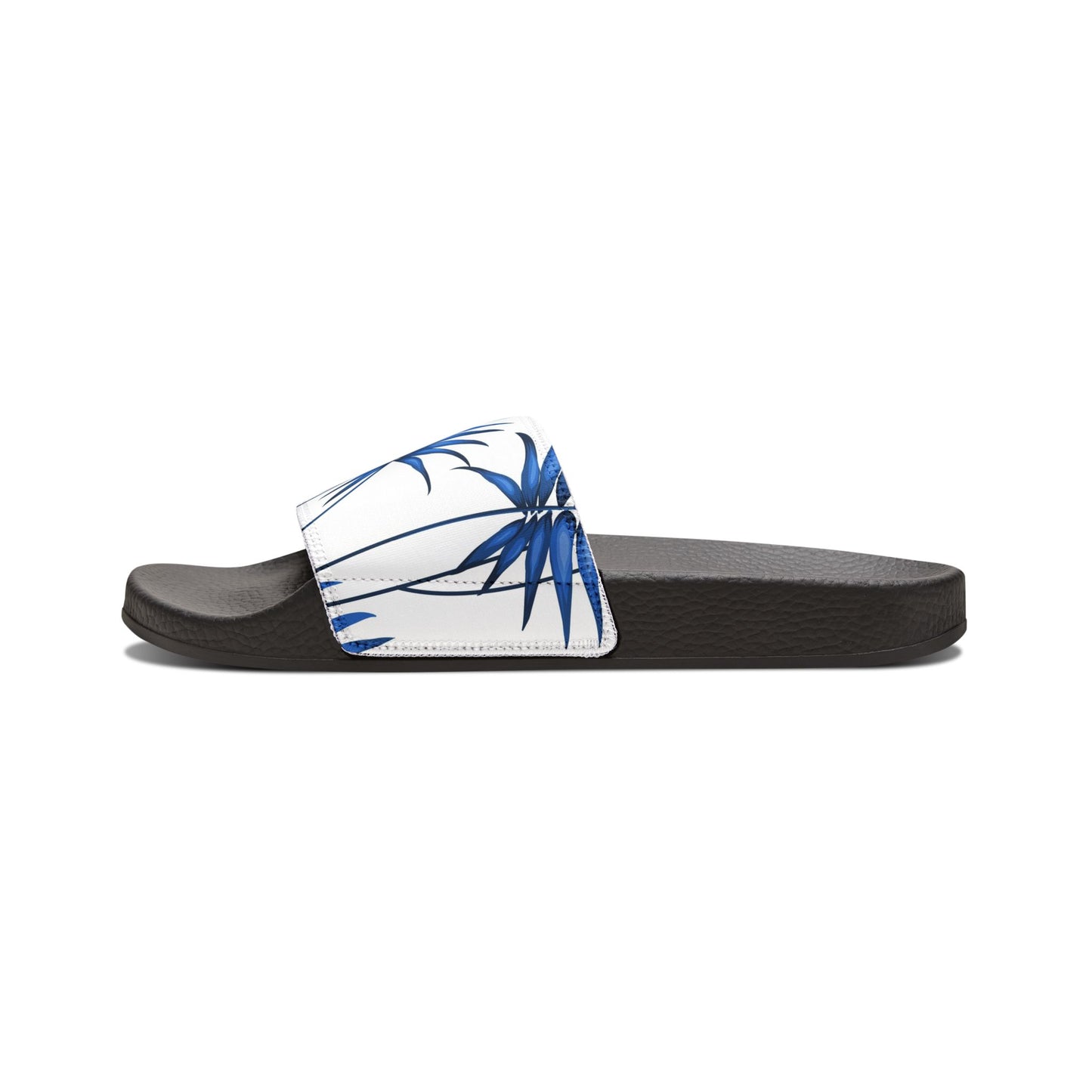 "Sapphire Palm Serenity" Men's Beach Sandals - Island Vibes For Life