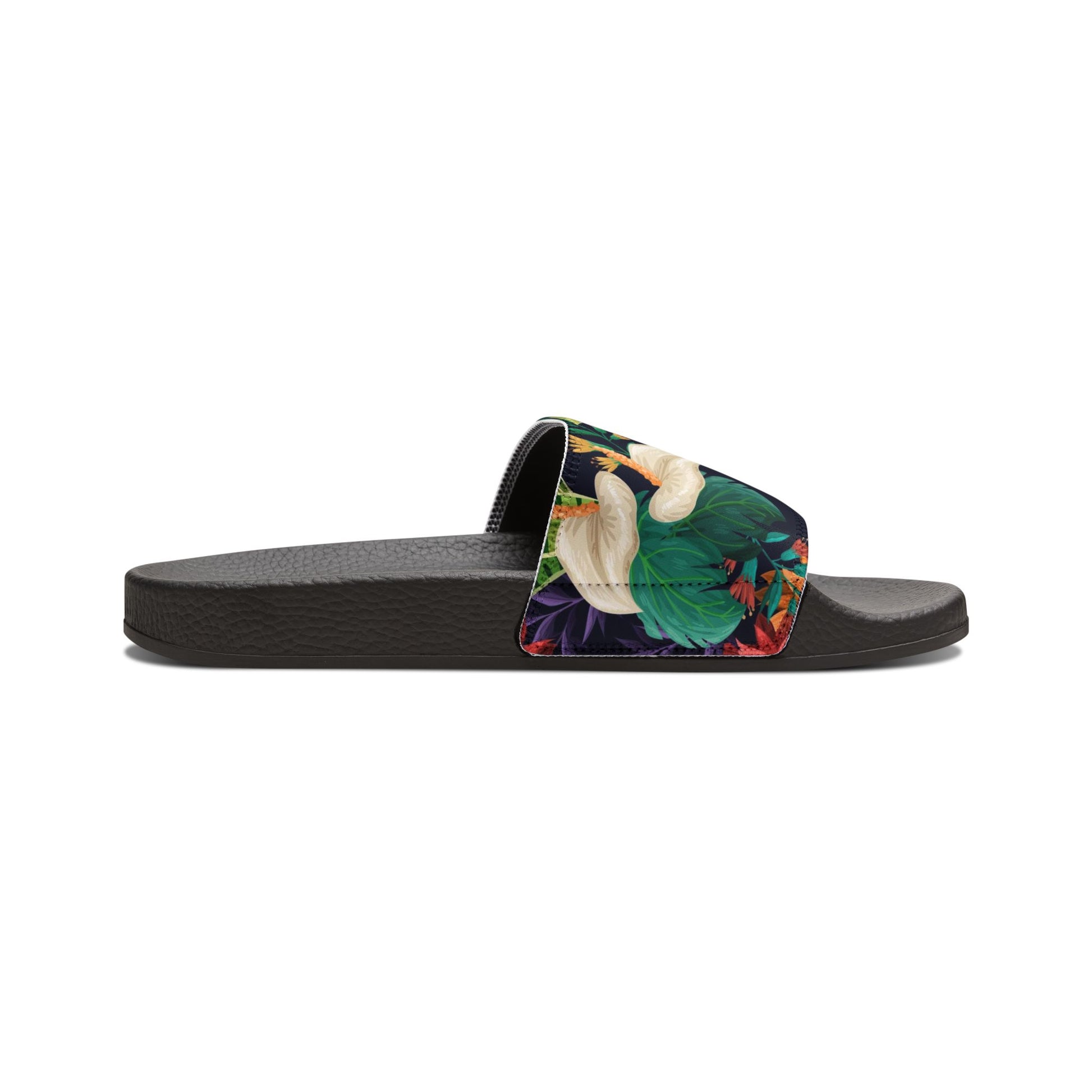 "Nocturnal Blooms" Women's Beach Sandals - Island Vibes For Life