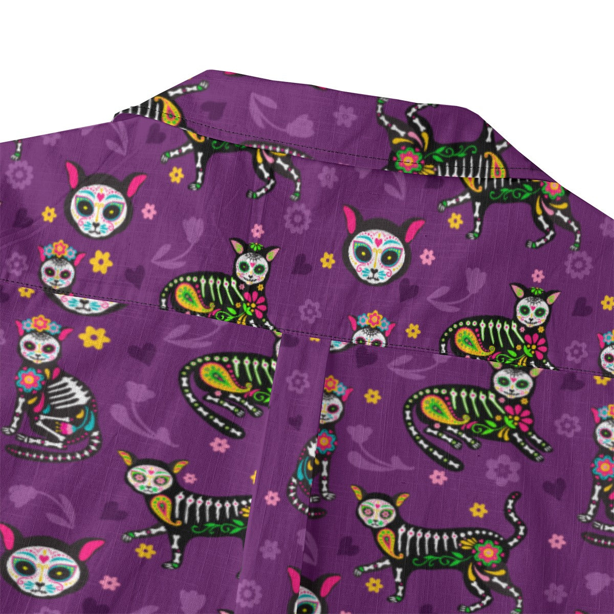 “El Gato Eterno” Día de Muertos Cotton Celebration Shirt