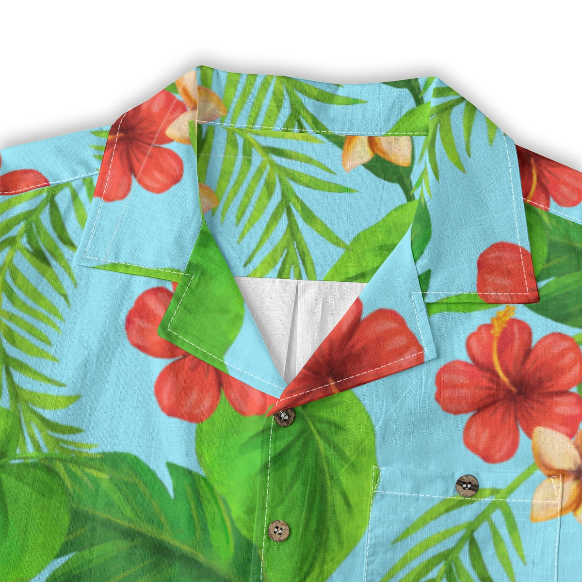 "Tropical Dreamscapes" Hawaiian Shirt - 100% Cotton