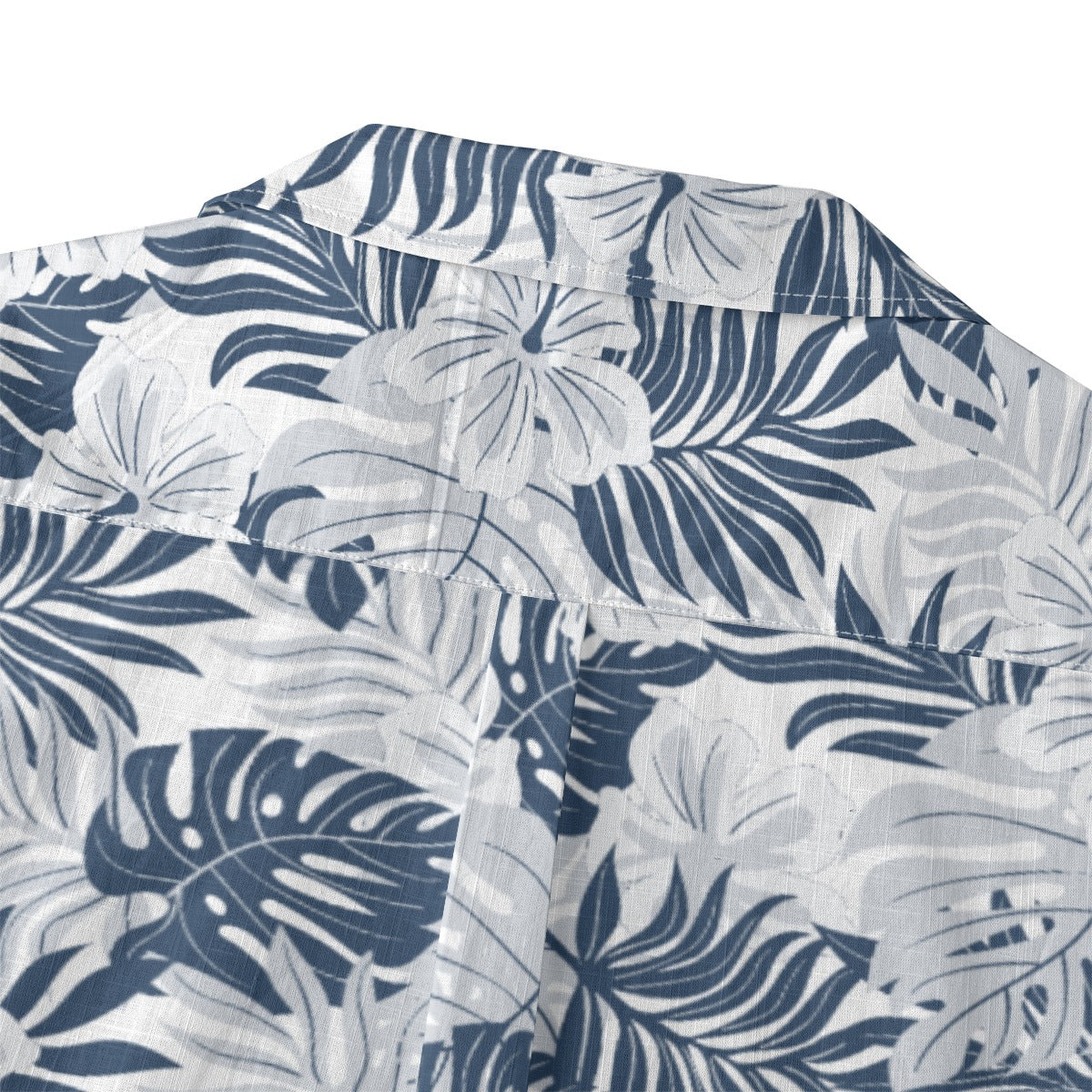 "Noir Tides" Hawaiian Shirt -  100%  Cotton
