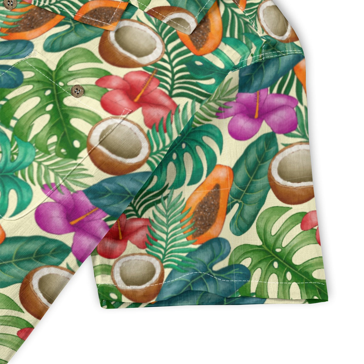 "Island Extravaganza" Hawaiian Shirt - 100% Cotton
