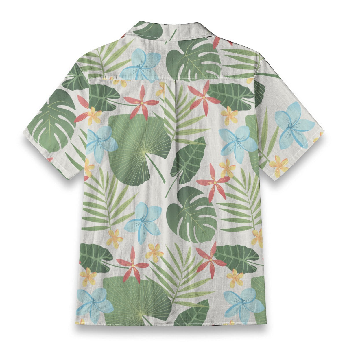 "Caribbean Leaf Carnival" Hawaiian Shirt - 100% Cotton