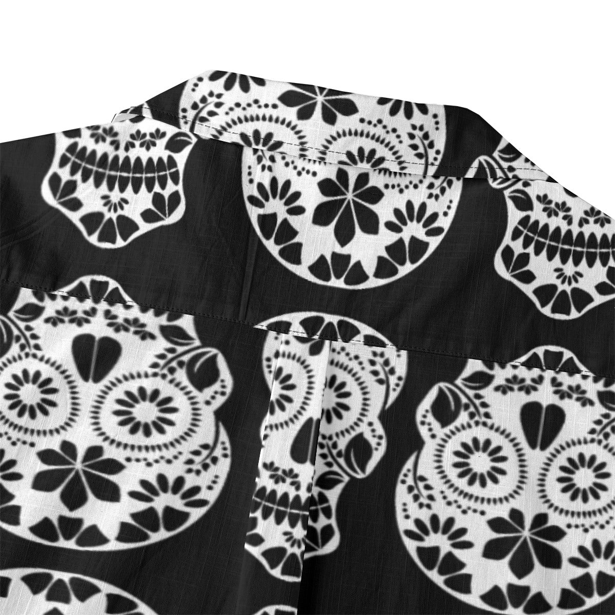“Calavera Blanca” Día de Muertos Cotton Celebration Shirt