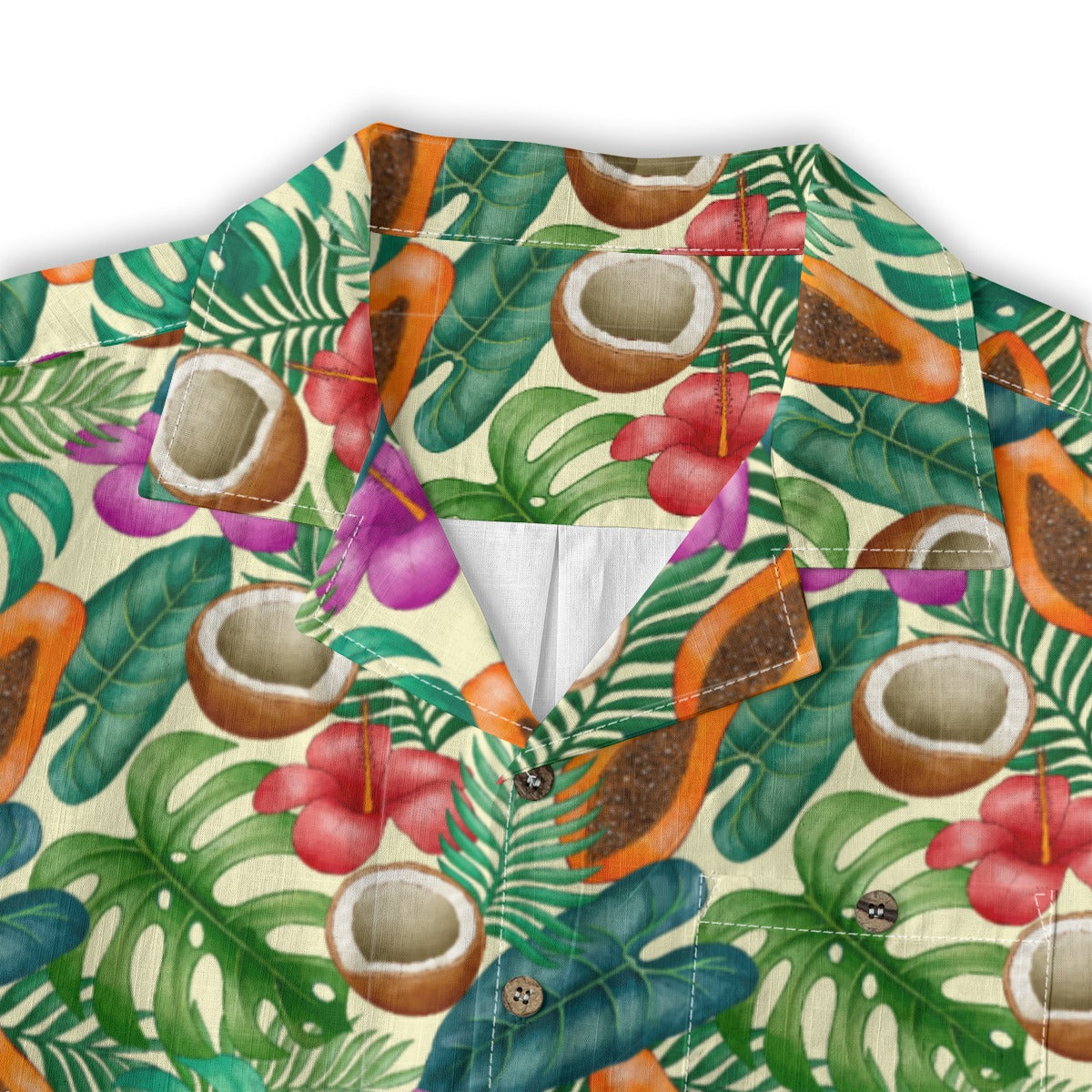 "Island Extravaganza" Hawaiian Shirt - 100% Cotton
