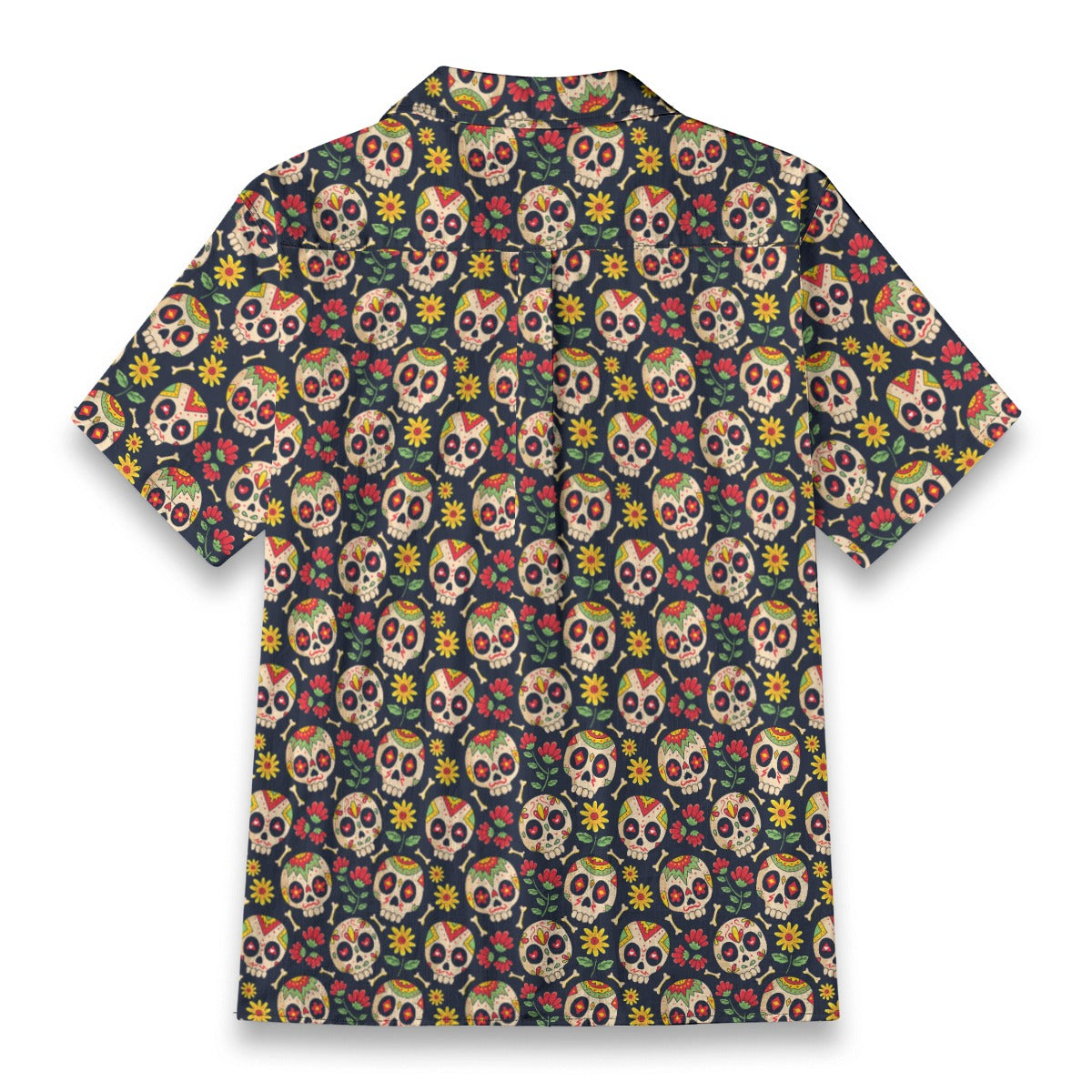 "Sugar Skull Fiesta" Cotton Celebration Shirt