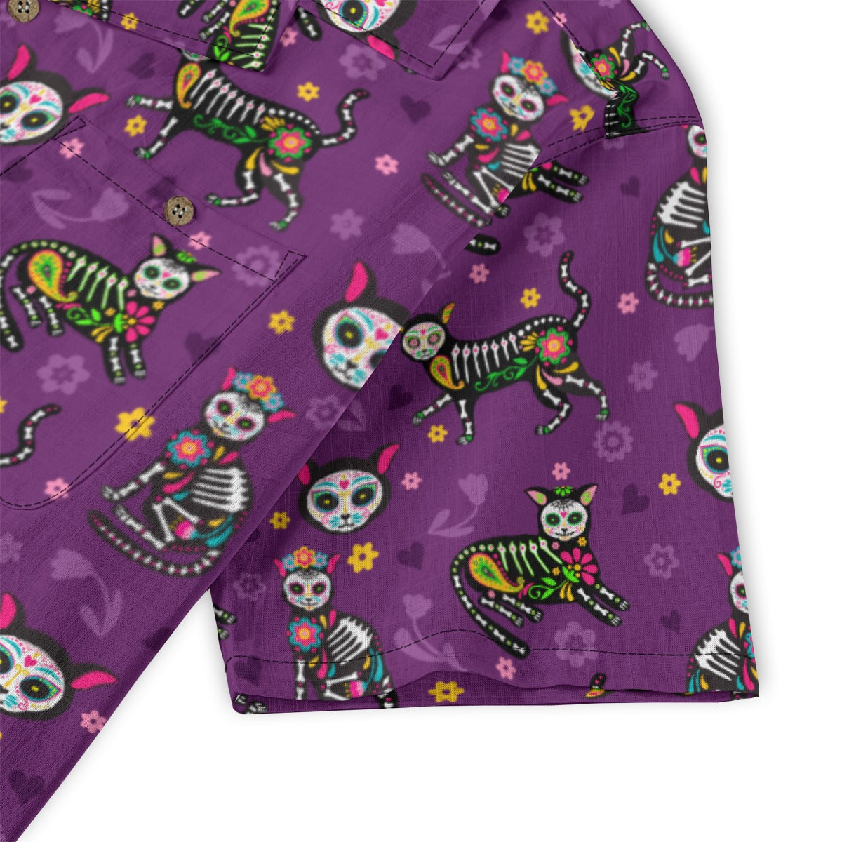 “El Gato Eterno” Día de Muertos Cotton Celebration Shirt