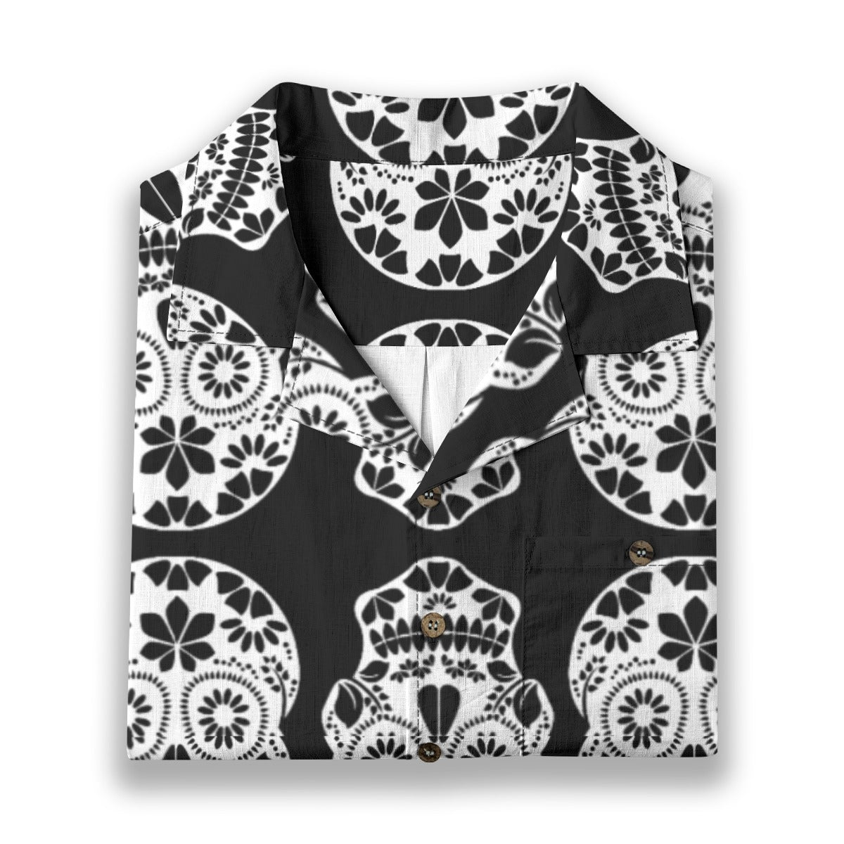 “Calavera Blanca” Día de Muertos Cotton Celebration Shirt