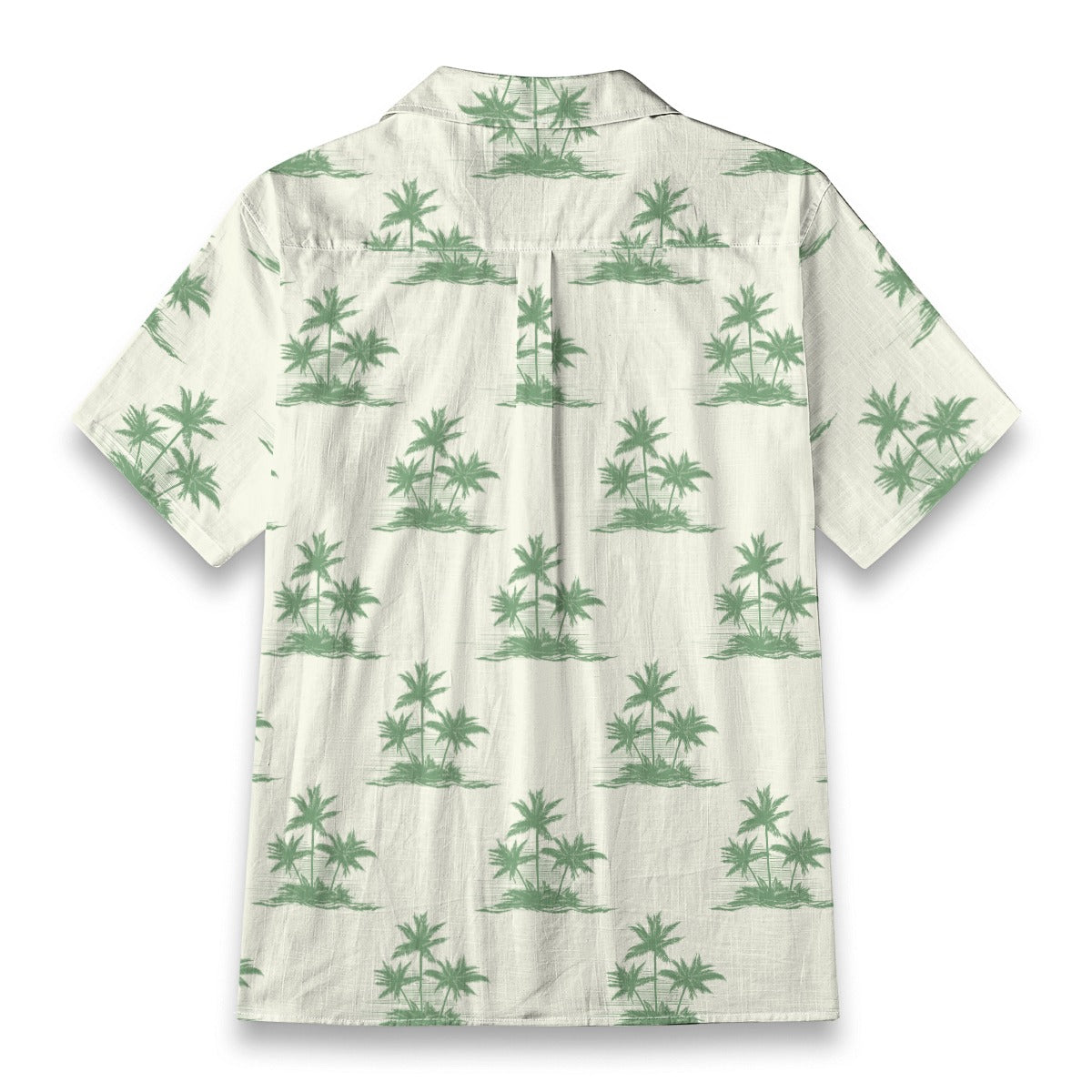"Three Palm Island" Hawaiian Shirt - 100% Cotton