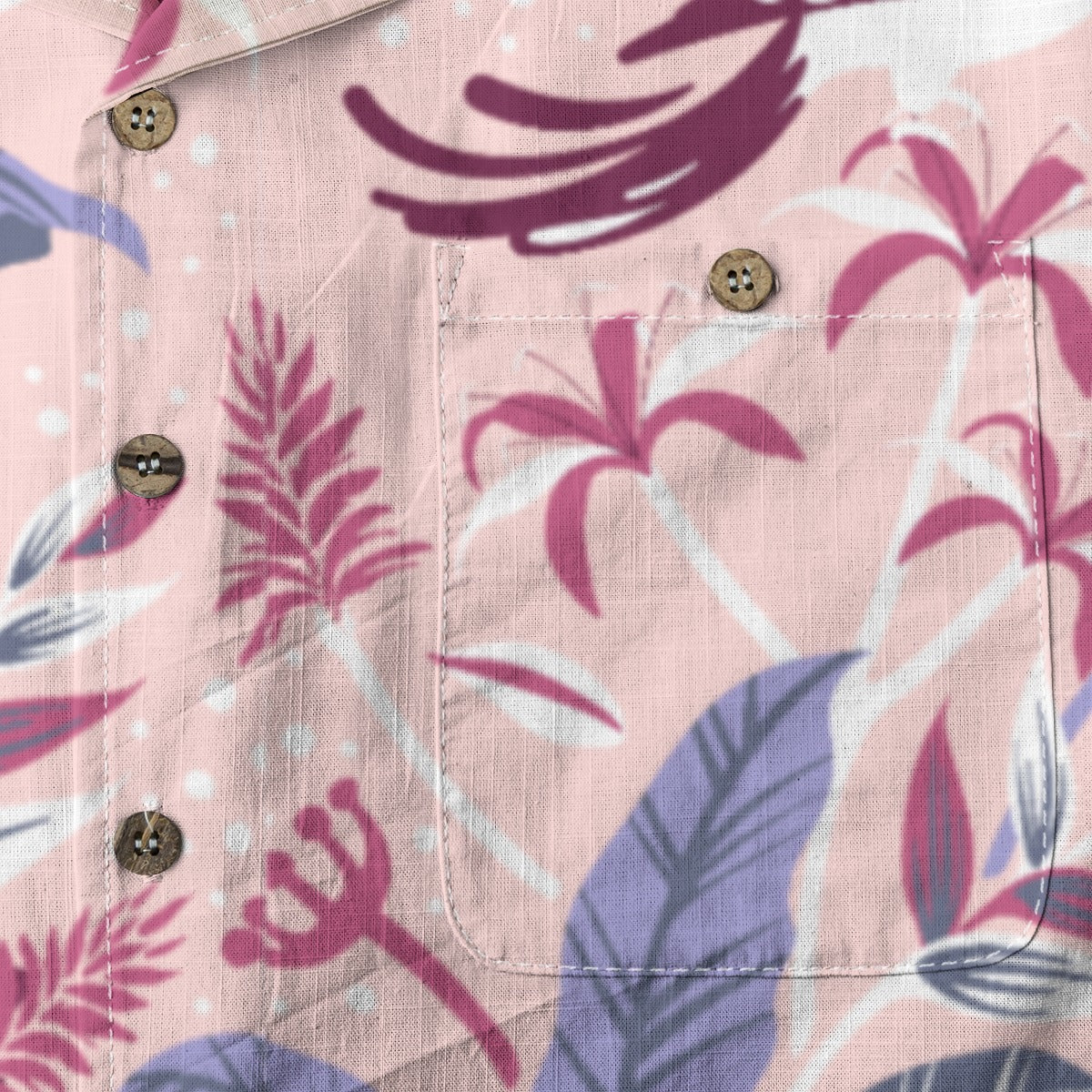 "Tropical Avian Whispers" Hawaiian Shirt - 100% Cotton