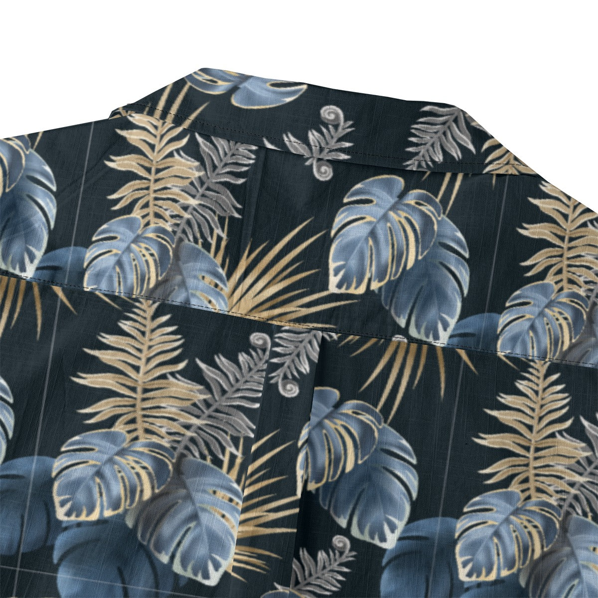 "Paradise Palms at Midnight"  Hawaiian Shirt - 100% Cotton