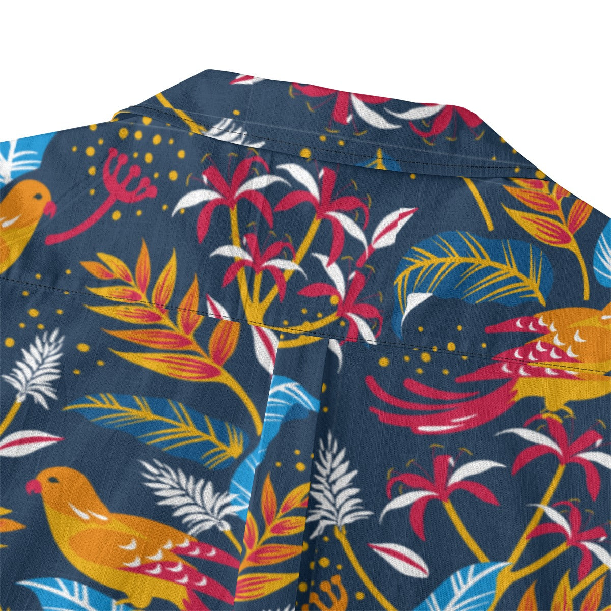 "Crazy Birds" Hawaiian Shirt - 100% Cotton