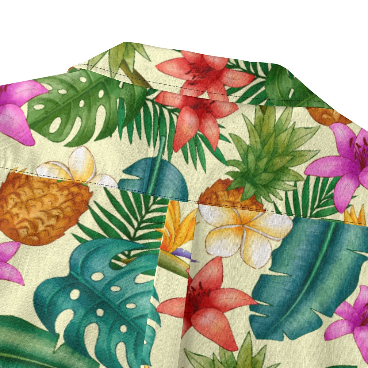 "Pineapple Infused" Hawaiian Shirt - 100% Cotton